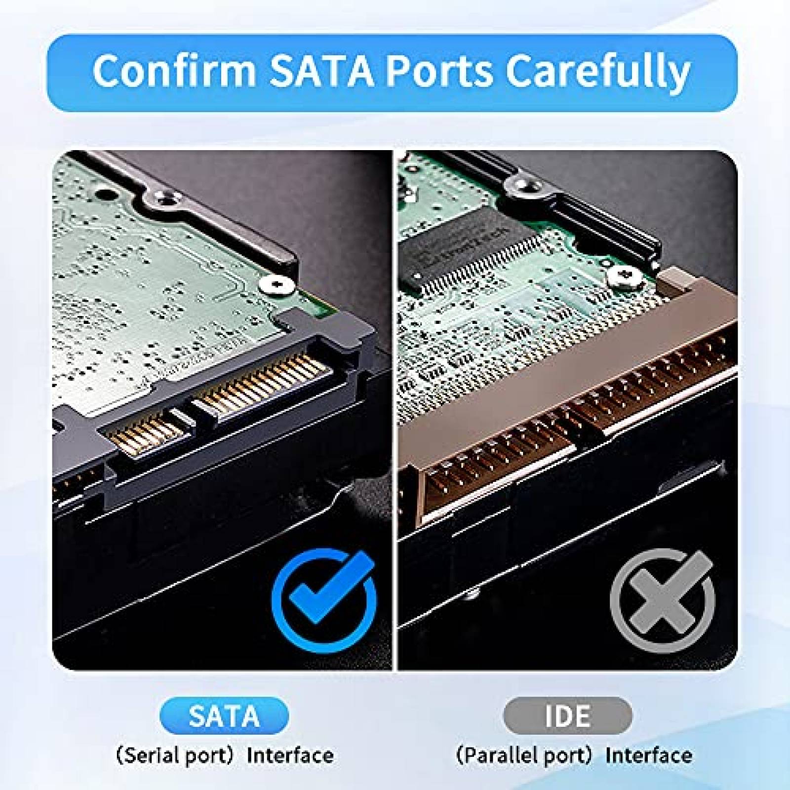 Cable de datos Elecpow SATA 3.0 SATA III Straight HDD SDD