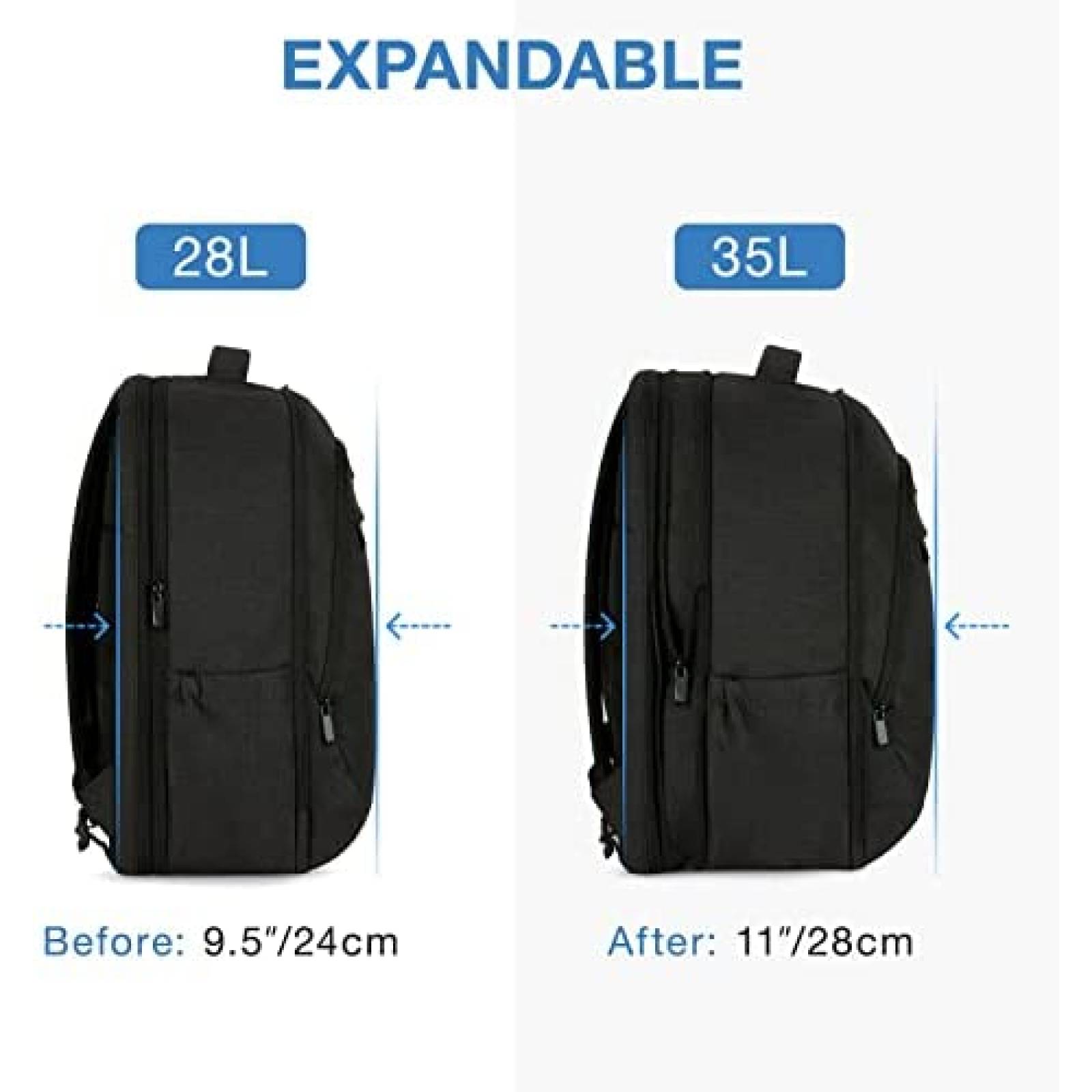 Mochila BAGSMART para portatil de 17.3" resistente al agua