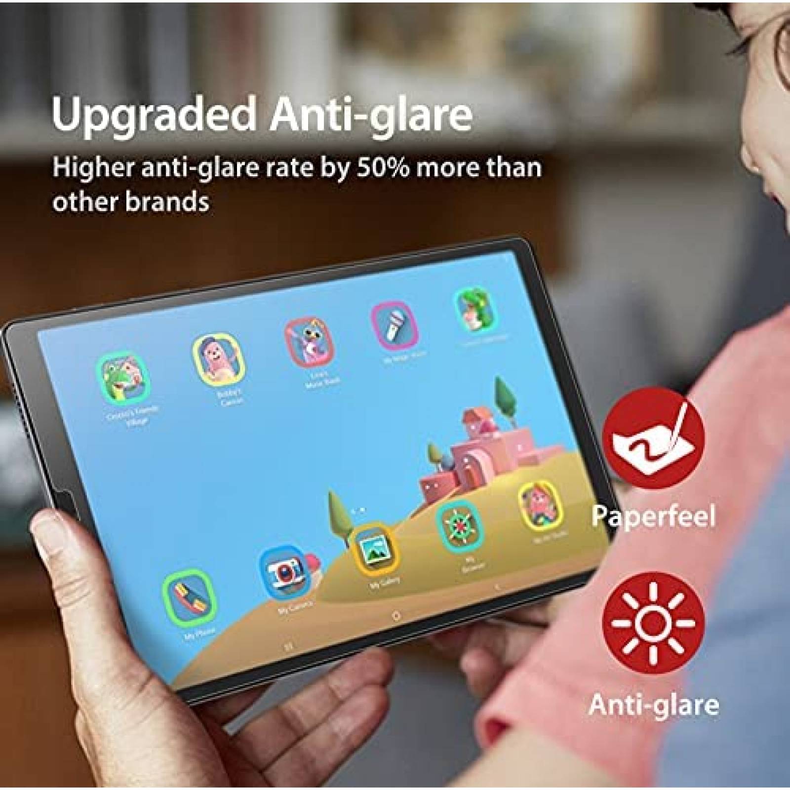 Protector de pantalla BERSEM para Samsung Galaxy Tab A7 Lite