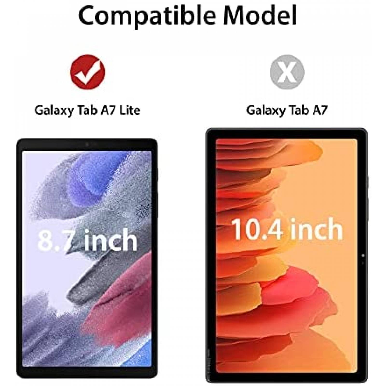 Protector de pantalla BERSEM para Samsung Galaxy Tab A7 Lite