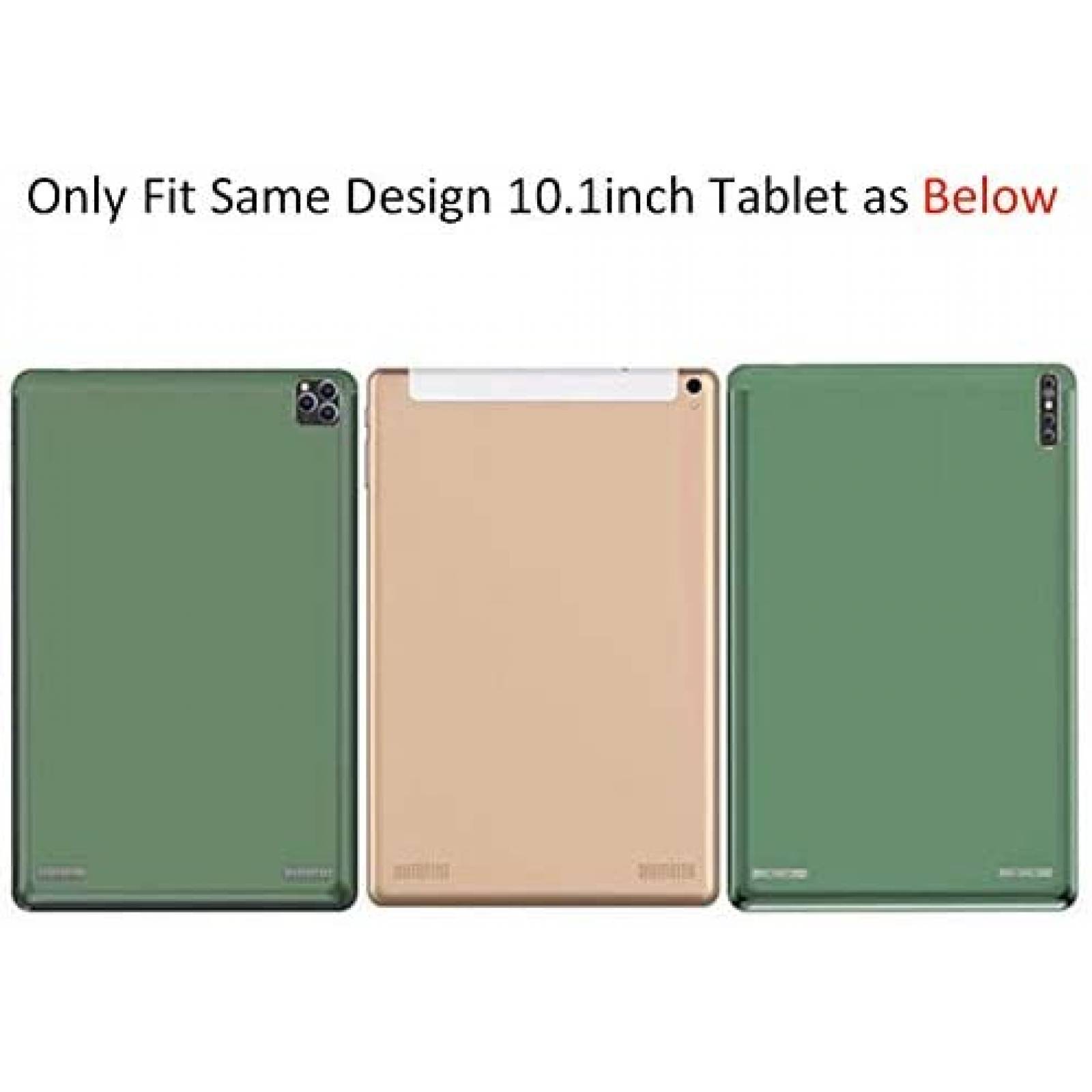 Funda AKNICI Compatible Para DUODUOGO 10.1'' Silicon -Morado