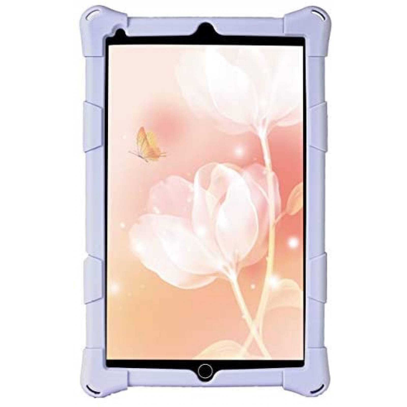 Funda AKNICI Compatible Para DUODUOGO 10.1'' Silicon -Morado