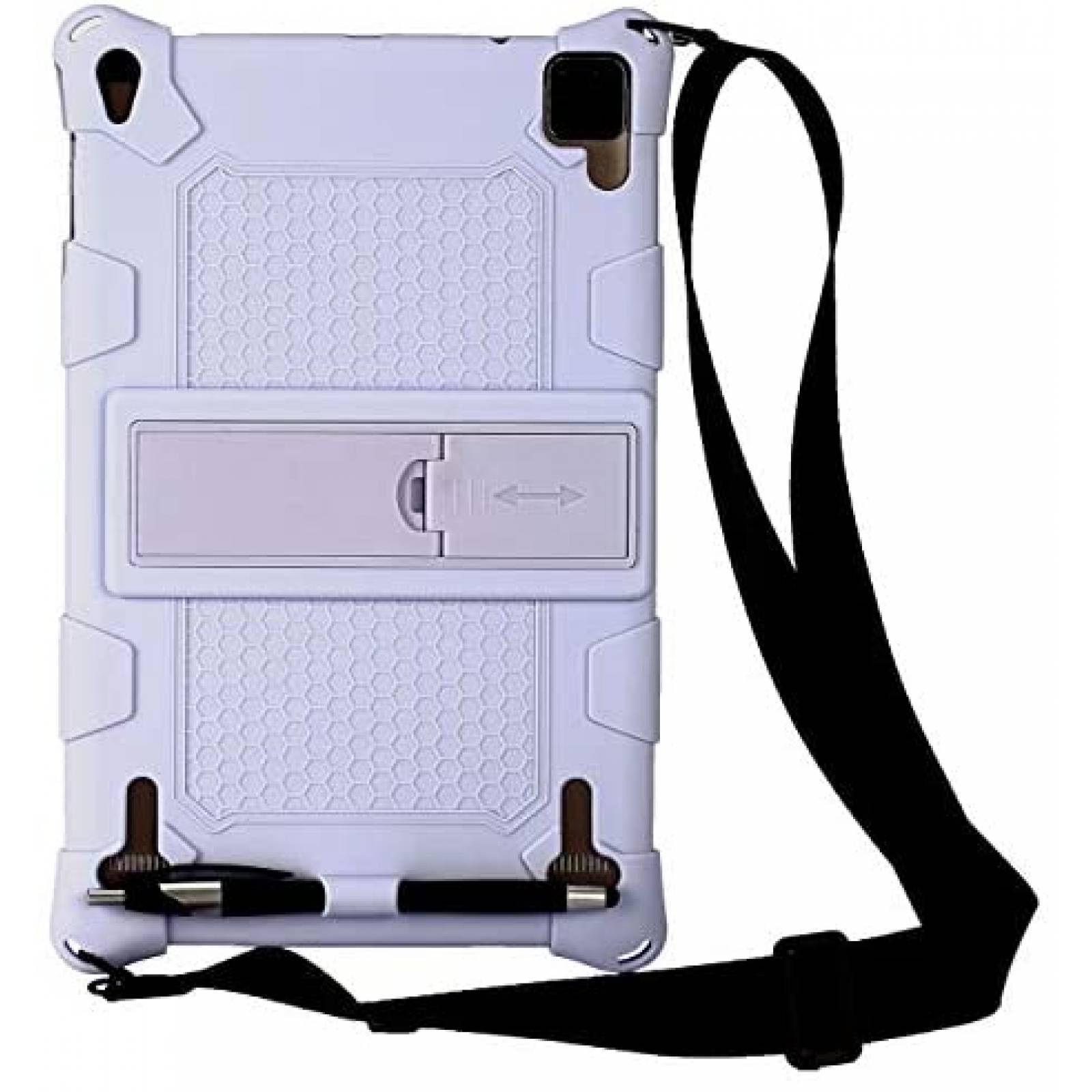 Funda AKNICI Compatible Para DUODUOGO 10.1'' Silicon -Morado