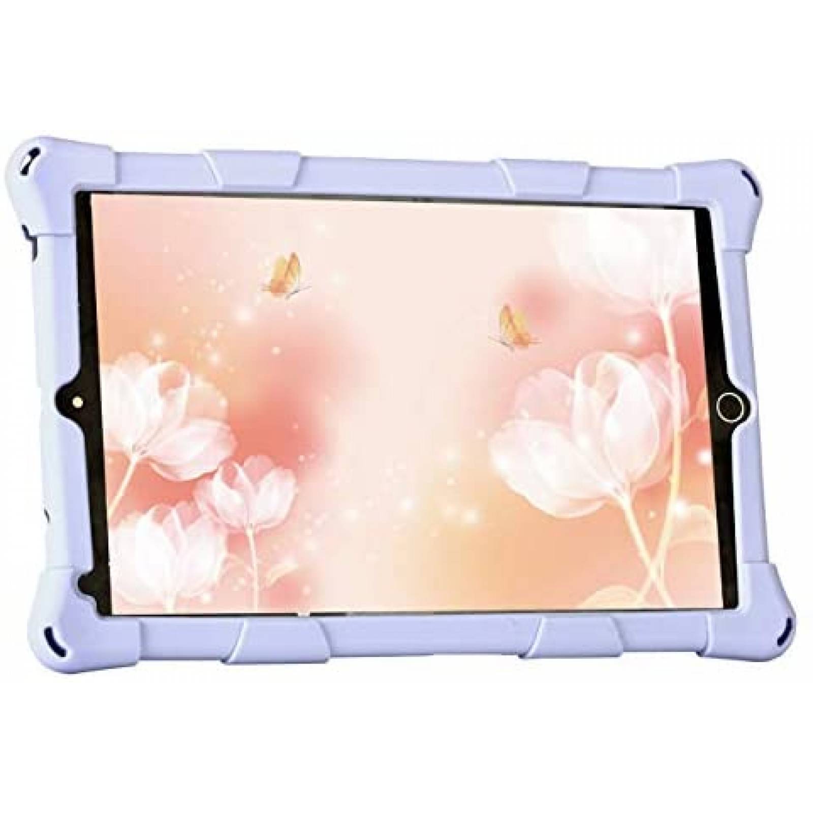 Funda AKNICI Compatible Para DUODUOGO 10.1'' Silicon -Morado