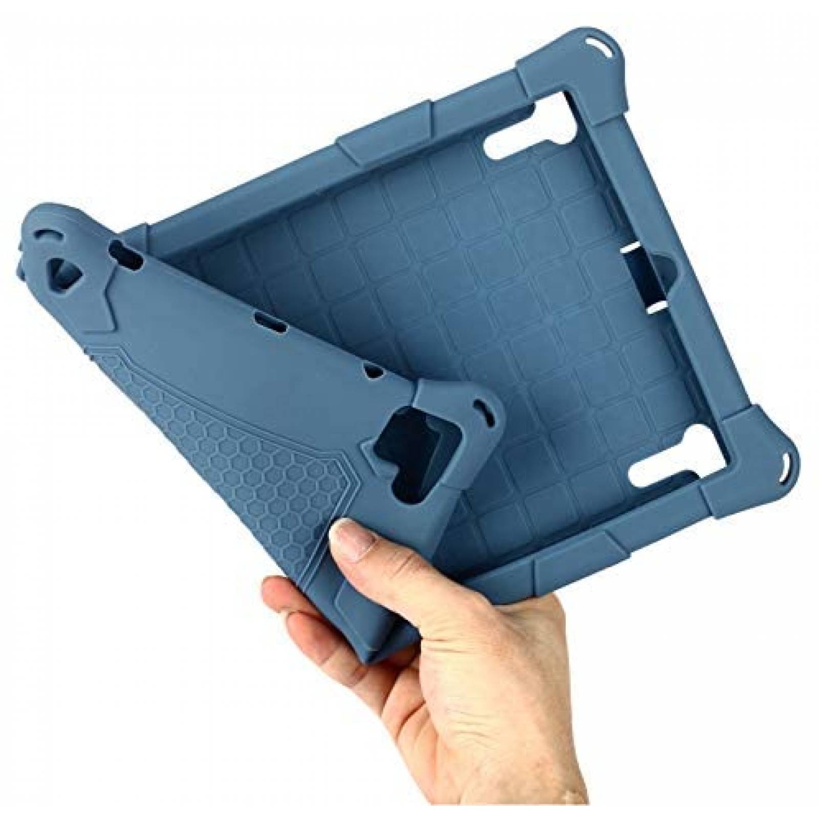 Funda AKNICI Compatible Para DUODUOGO 10.1'' Silicon -Morado