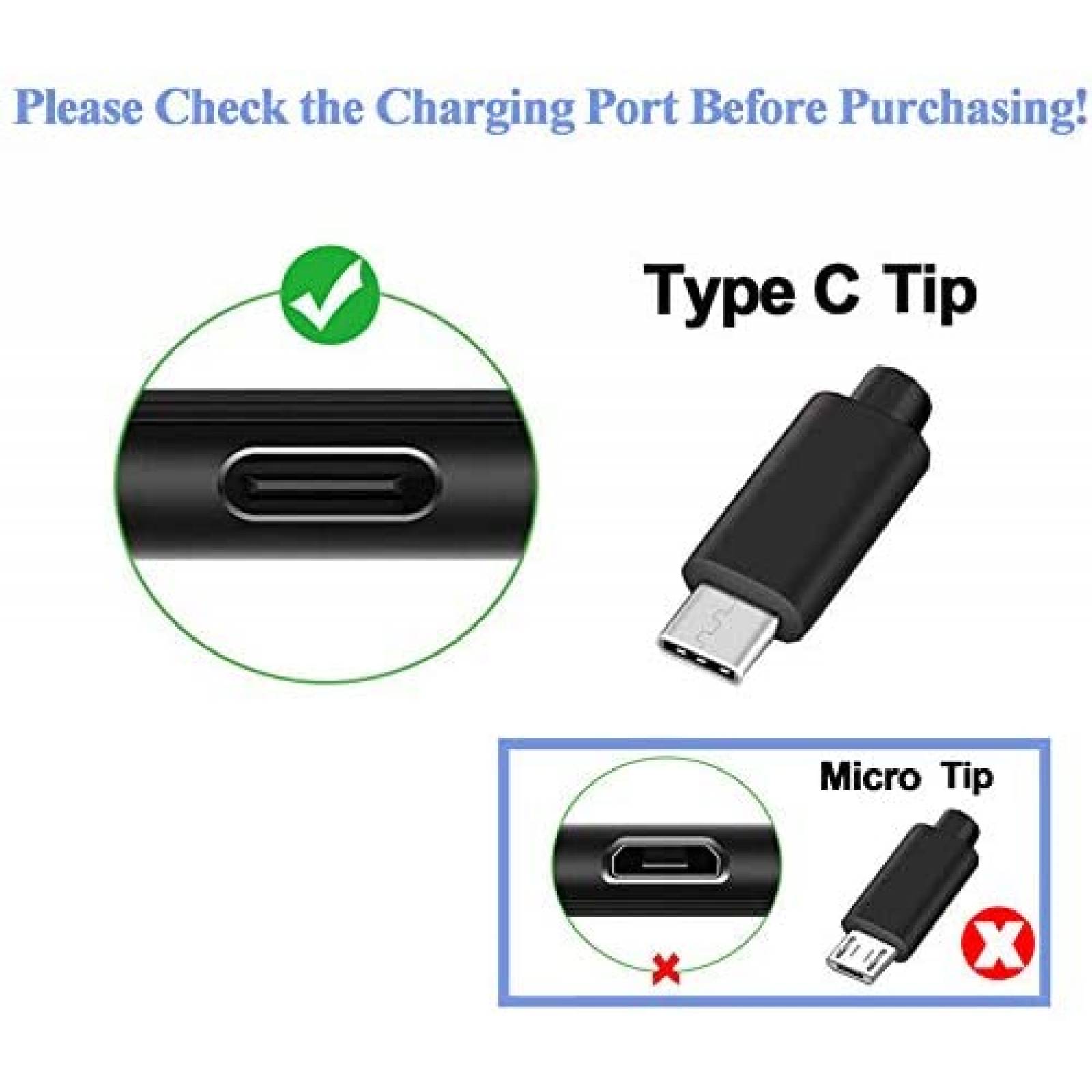 Cable Cargador Tpltech 12" para Bose Sport Earbuds -Negro