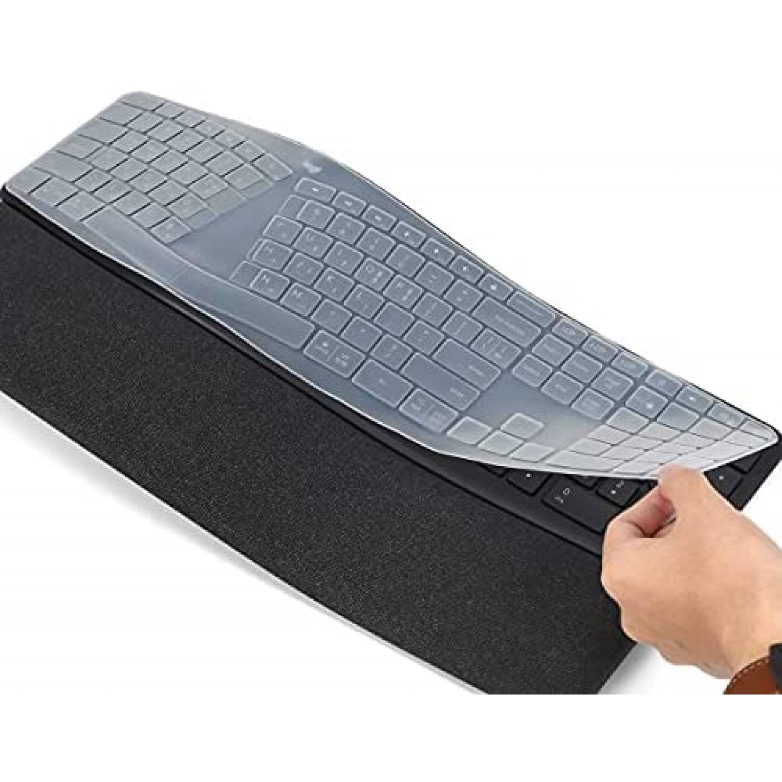 Funda para Teclado CaseBuy para Logitech Ergo K86 -Claro