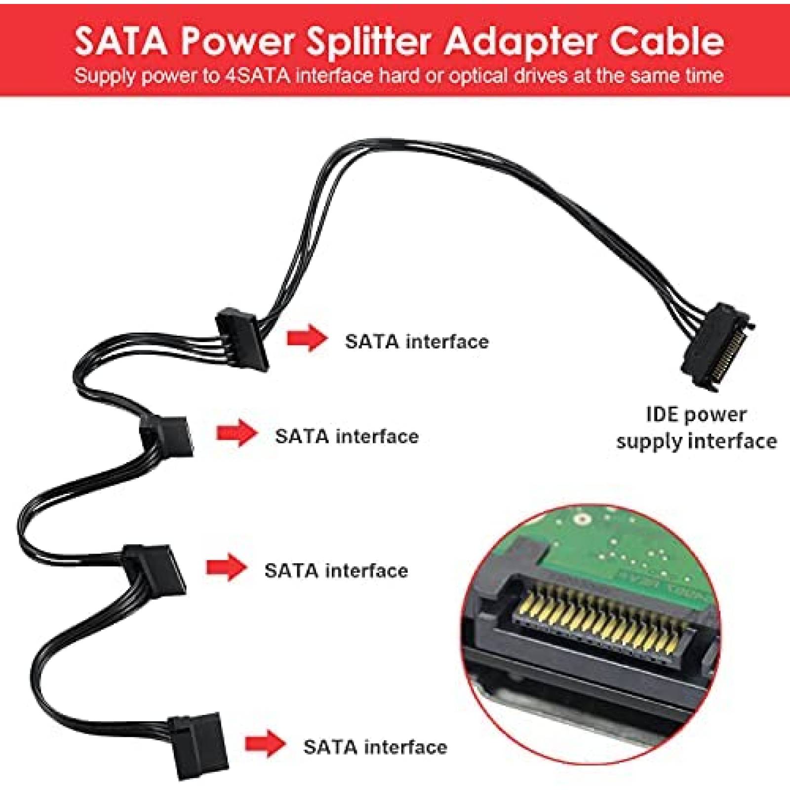 Tarjeta Controladora RAID MZHOU PCIe SATA 3 de 8 Puertos