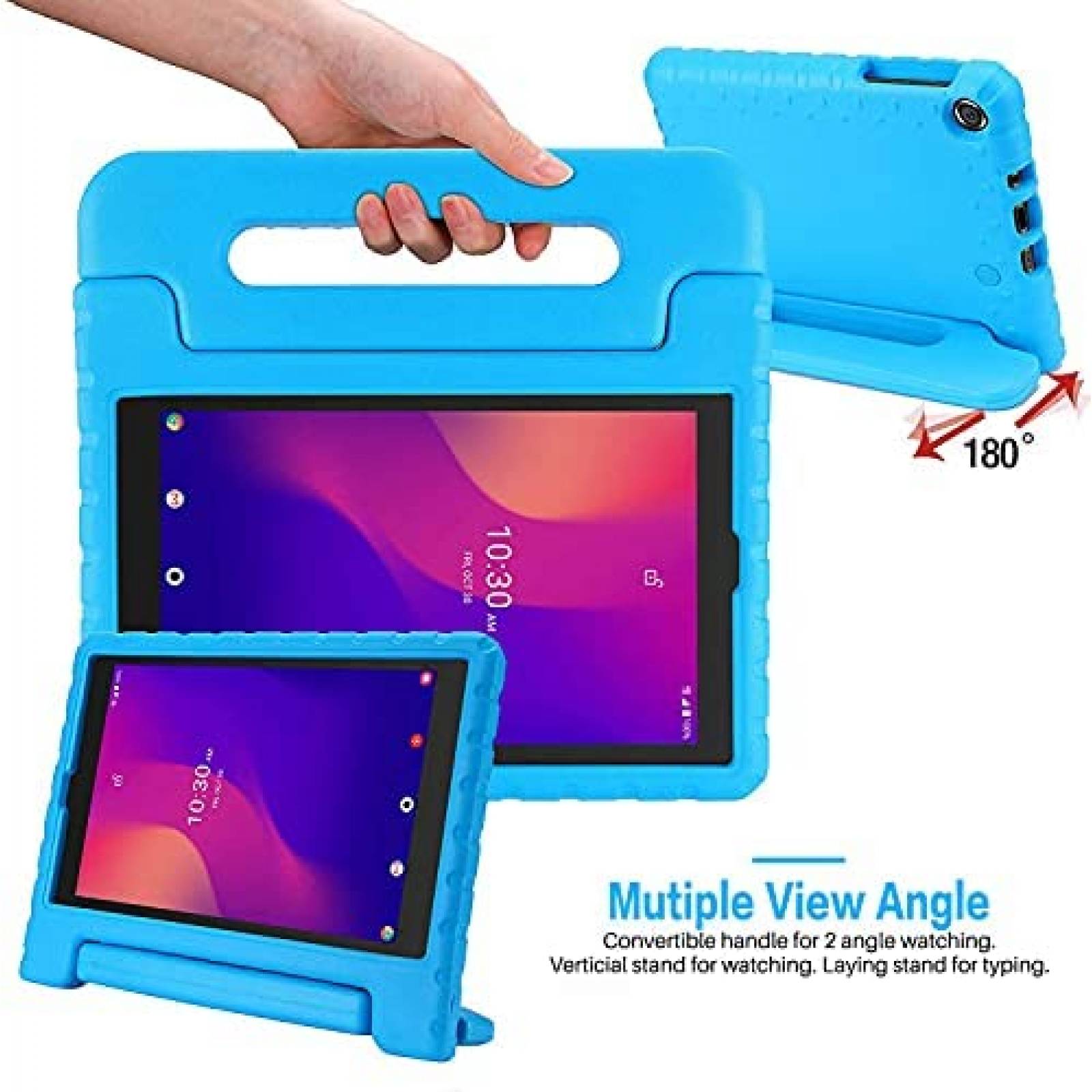 Funda Blosomeet Compatible COn Alcatel Joy Tab 2 8'' -Rosa