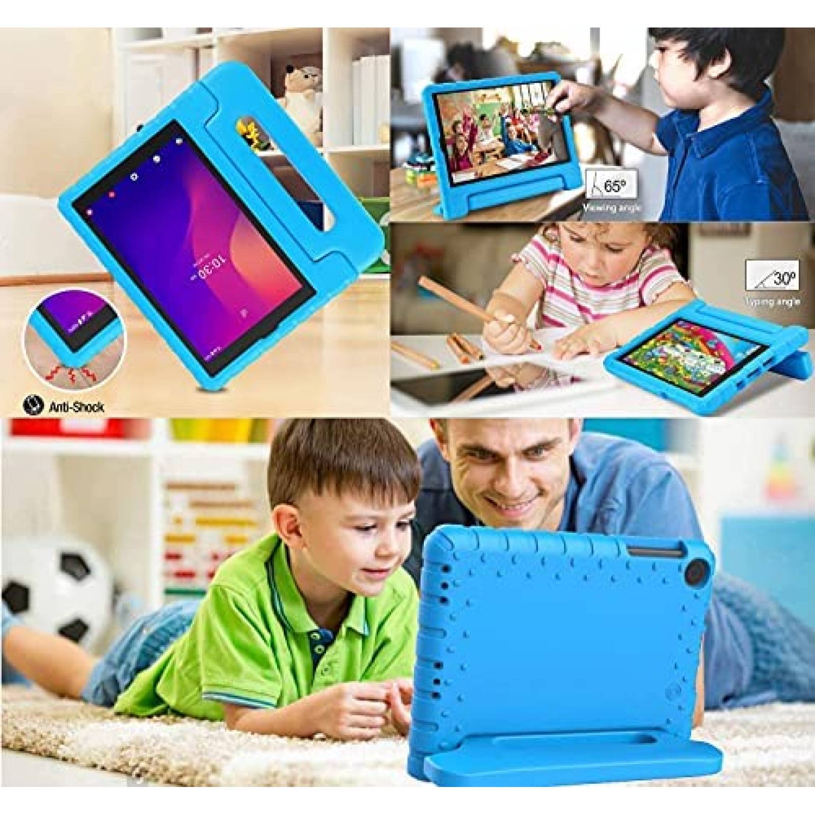 Funda Blosomeet Compatible COn Alcatel Joy Tab 2 8'' -Rosa