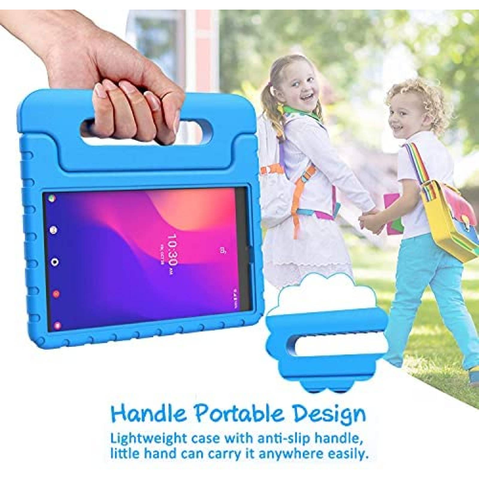 Funda Blosomeet Compatible COn Alcatel Joy Tab 2 8'' -Rosa