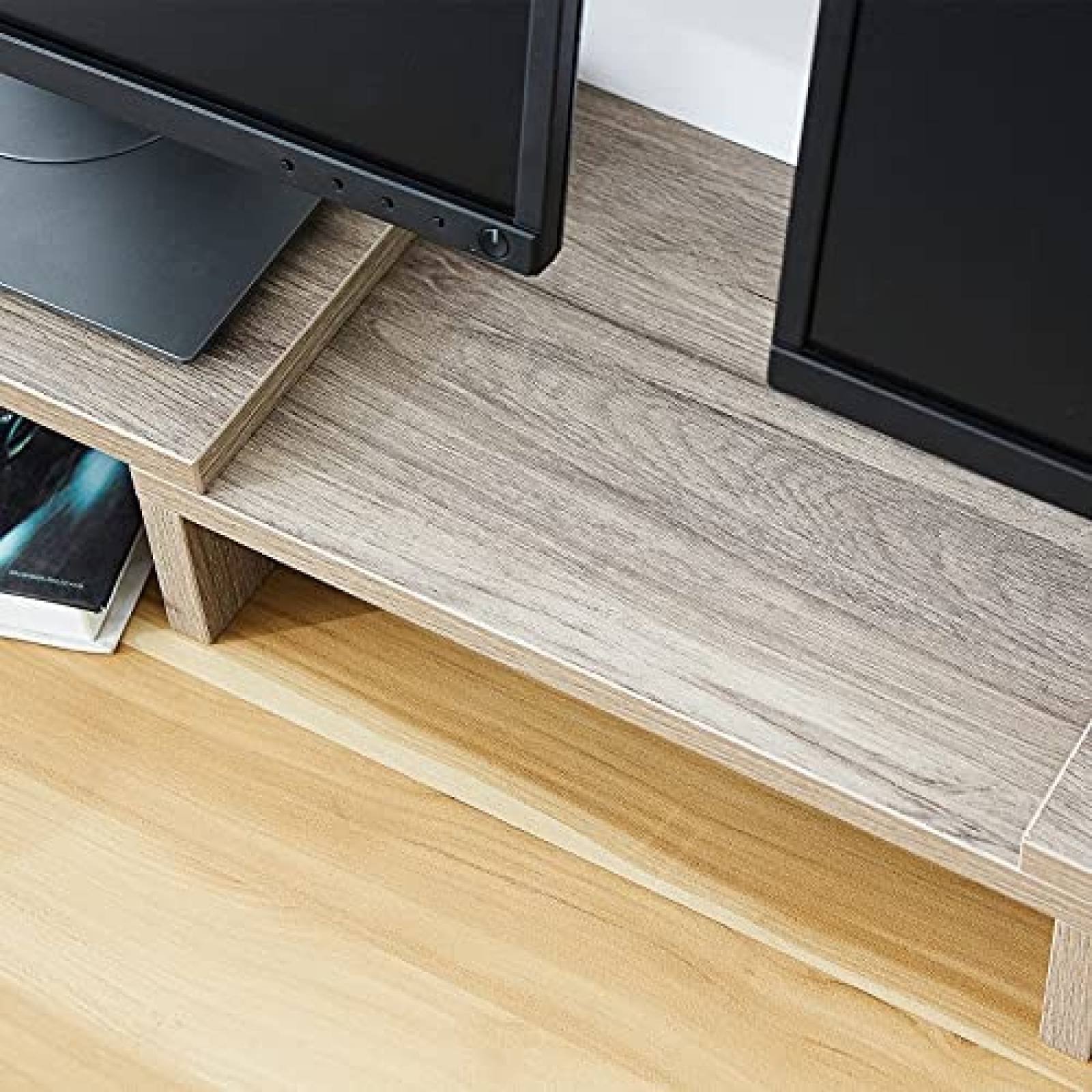 Soporte vertical para monitor SUPERJARE ajustable -Gris