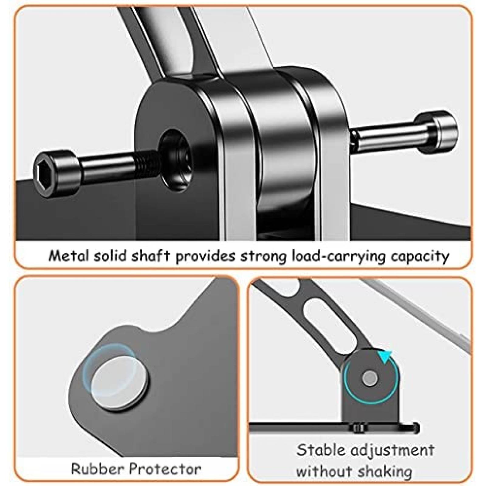 Soporte de Mesa Aesigice Ajustable para Surface Pro -Negro