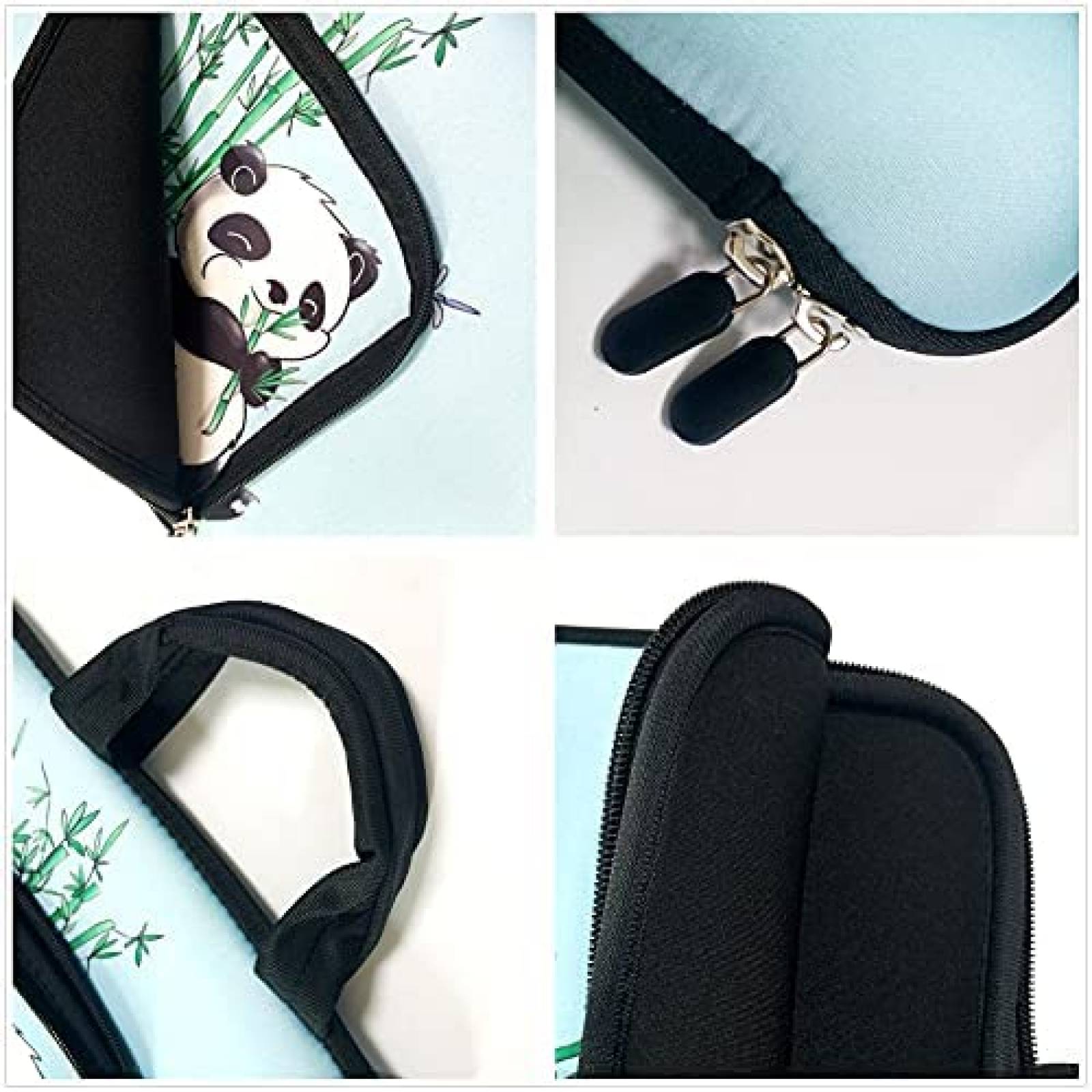 Funda HAPPYLIVE para Laptop de 14-15.6'' Oso Panda -Celeste