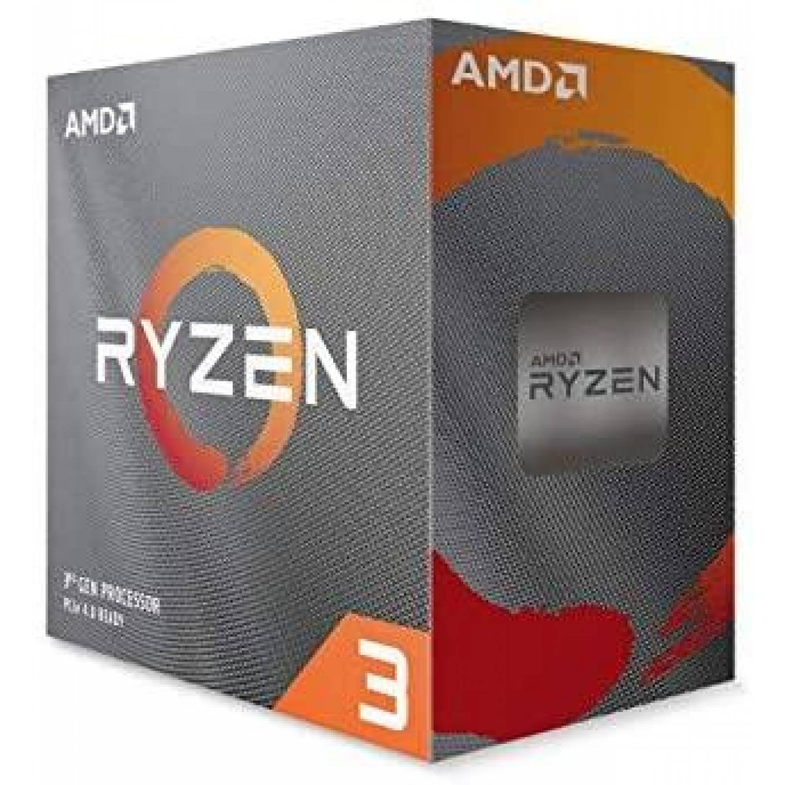 Procesador AMD Ryzen 3 3300X 4.3 GHz 3era Generacion -Negro