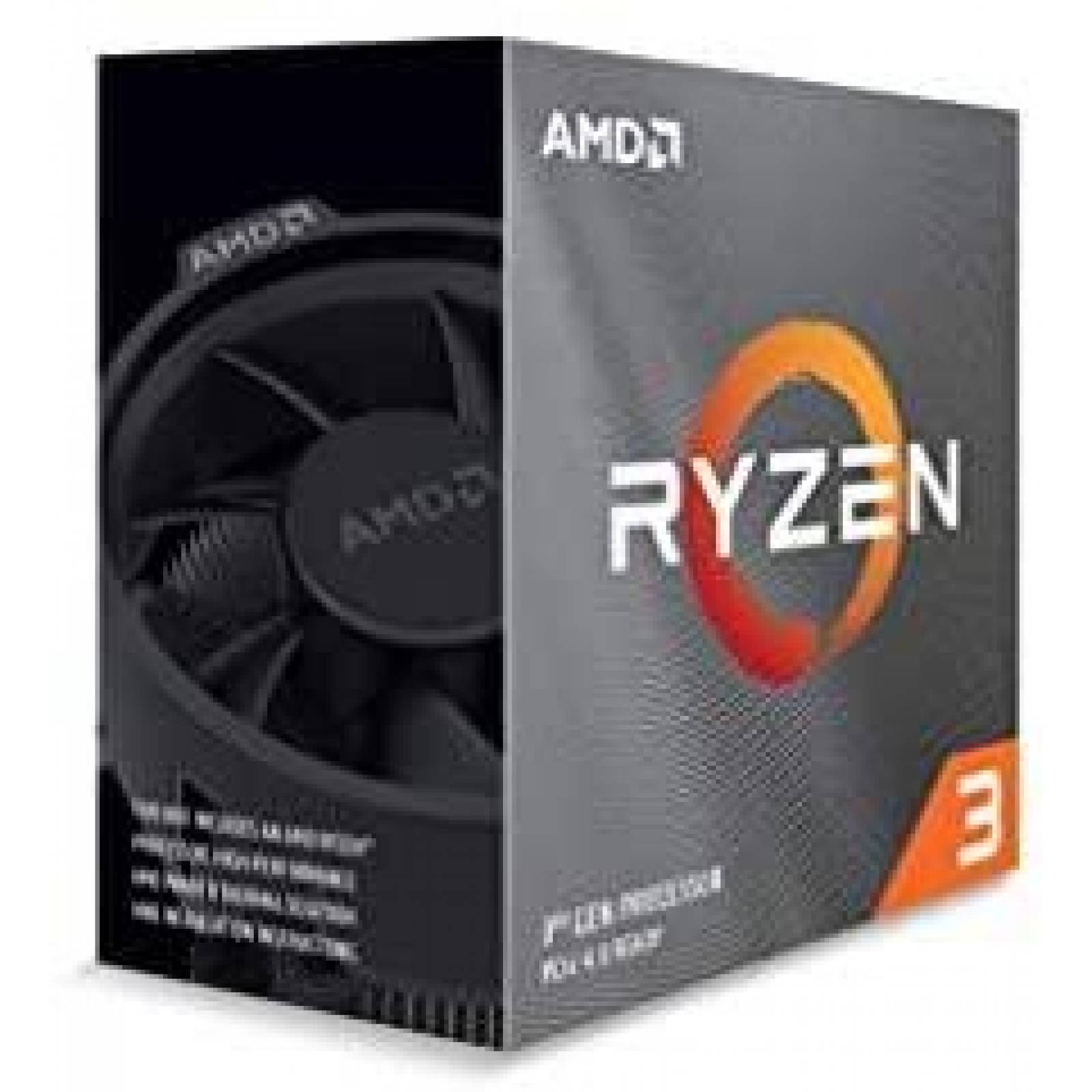 Procesador AMD Ryzen 3 3300X 4.3 GHz 3era Generacion -Negro