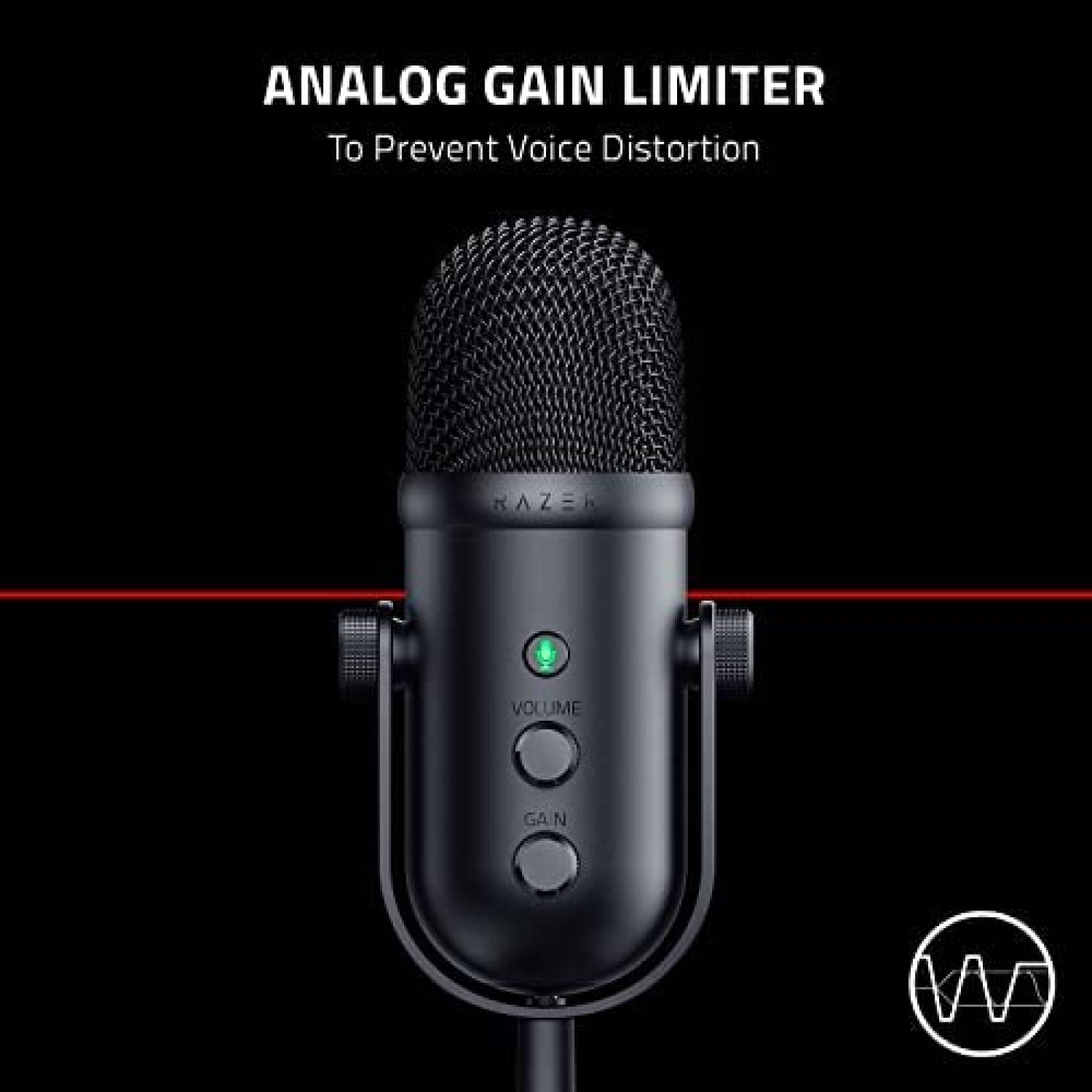 Microfono Razer Seiren V2 Pro USB dinamico profesional