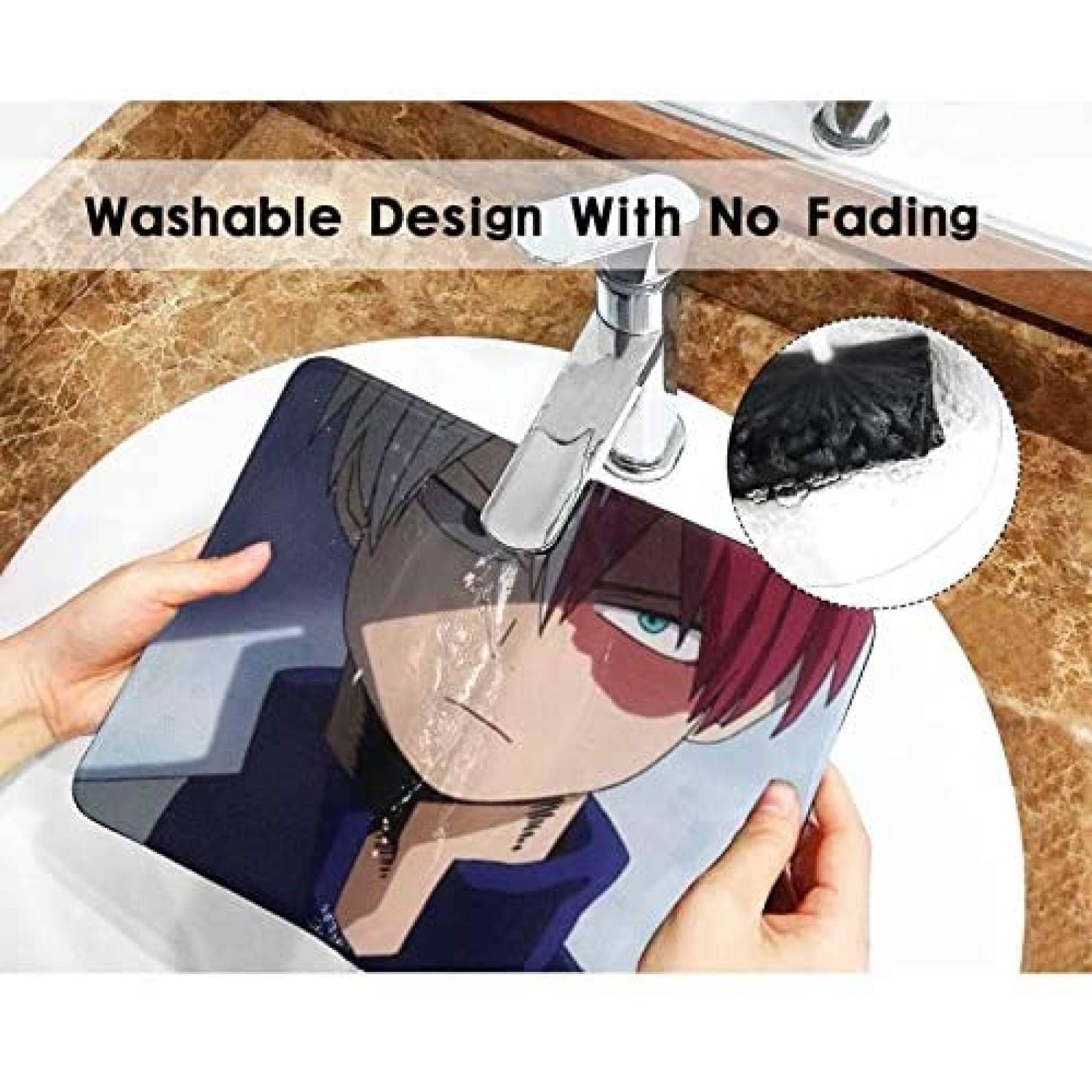 Mouse Pad Xyndbik de 9.5"x7.9" My Hero Academy -Blanco