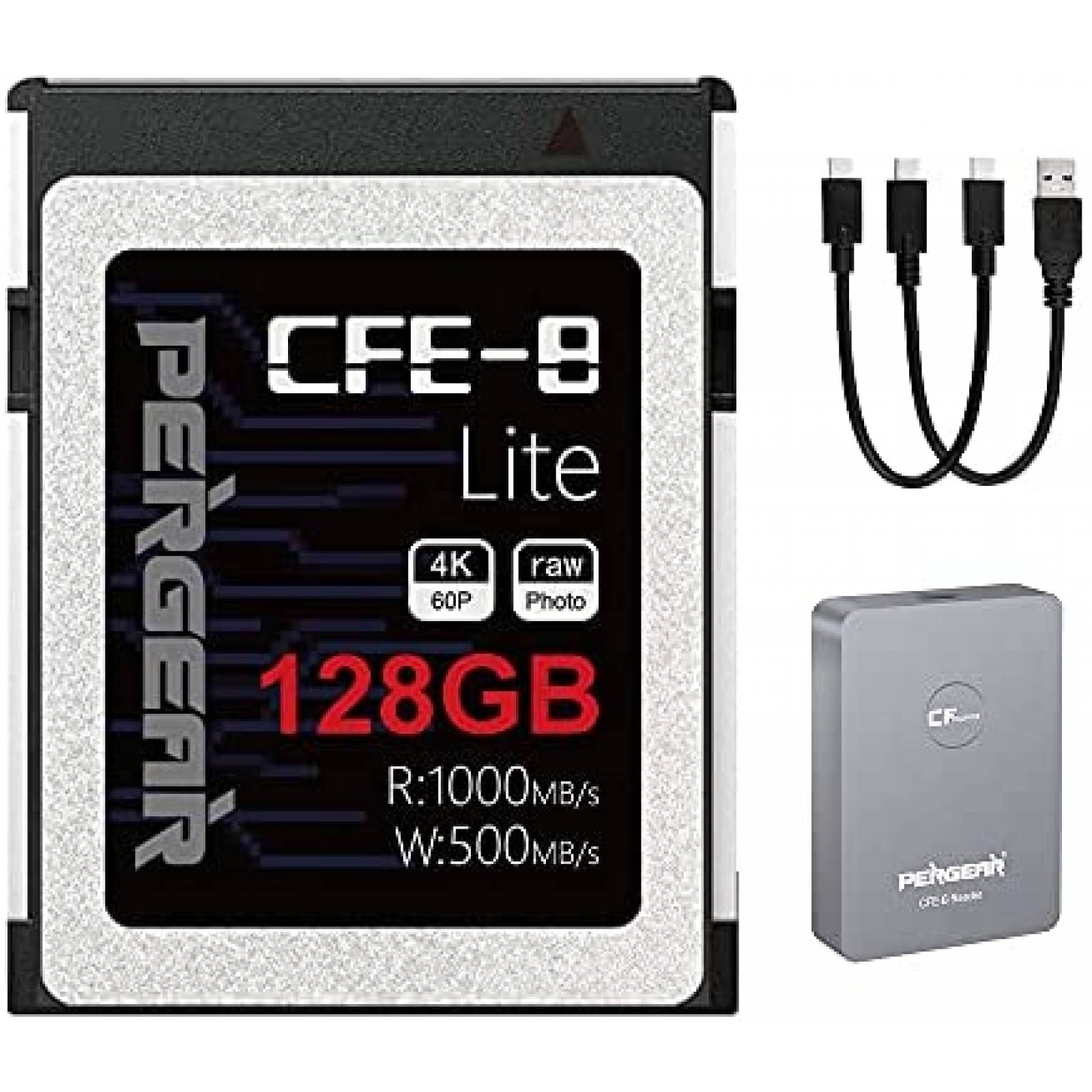 Memoria PERGEAR CFE-B Lite de 128GB para Nikon/Canon Tipo B