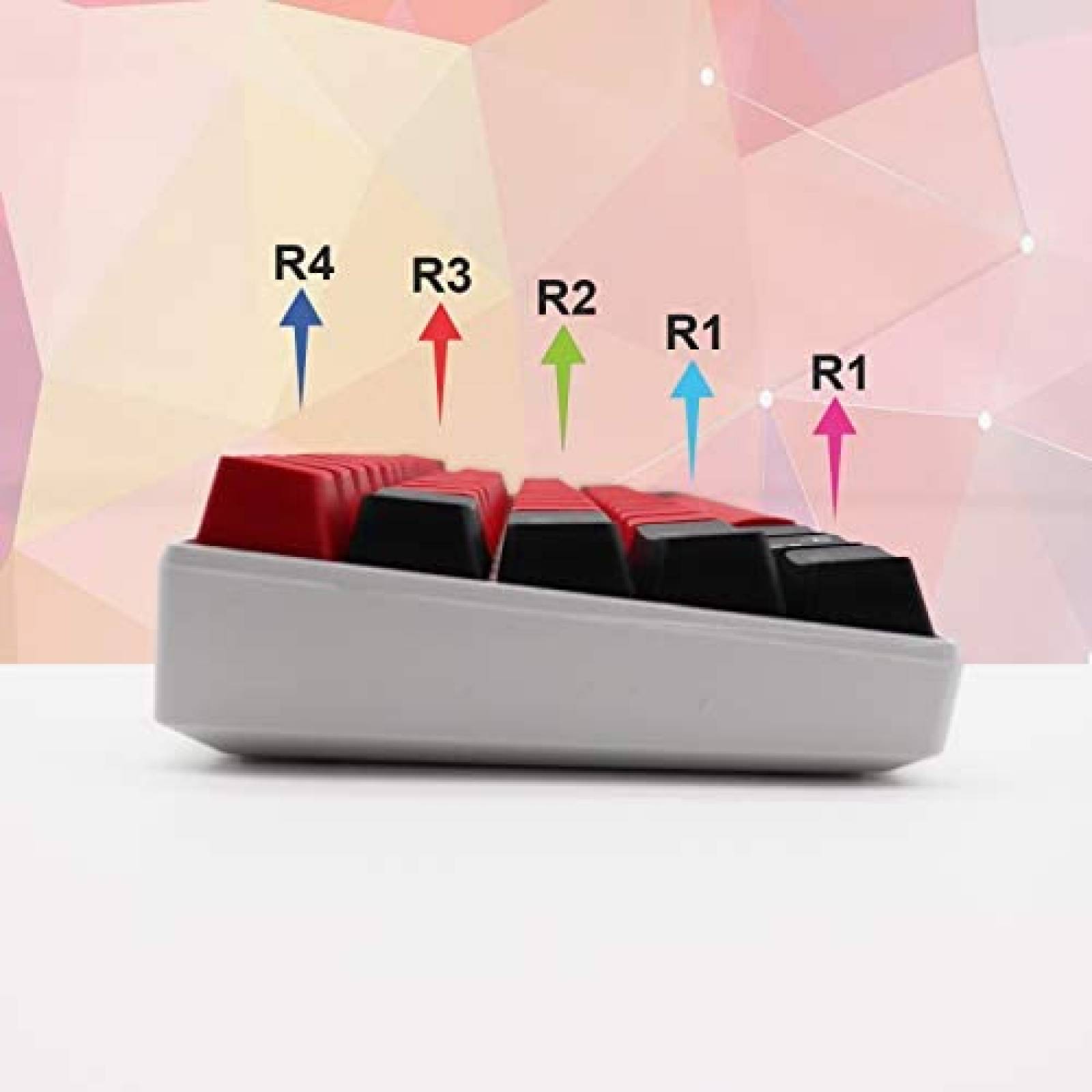 Teclas WY Shop personalizadas con extractor de teclas -Rojo