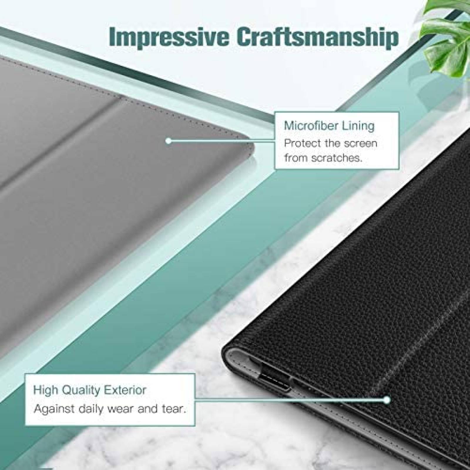 Funda Fintie Compatible Con Alcatel Joy Tab 2 -Negro