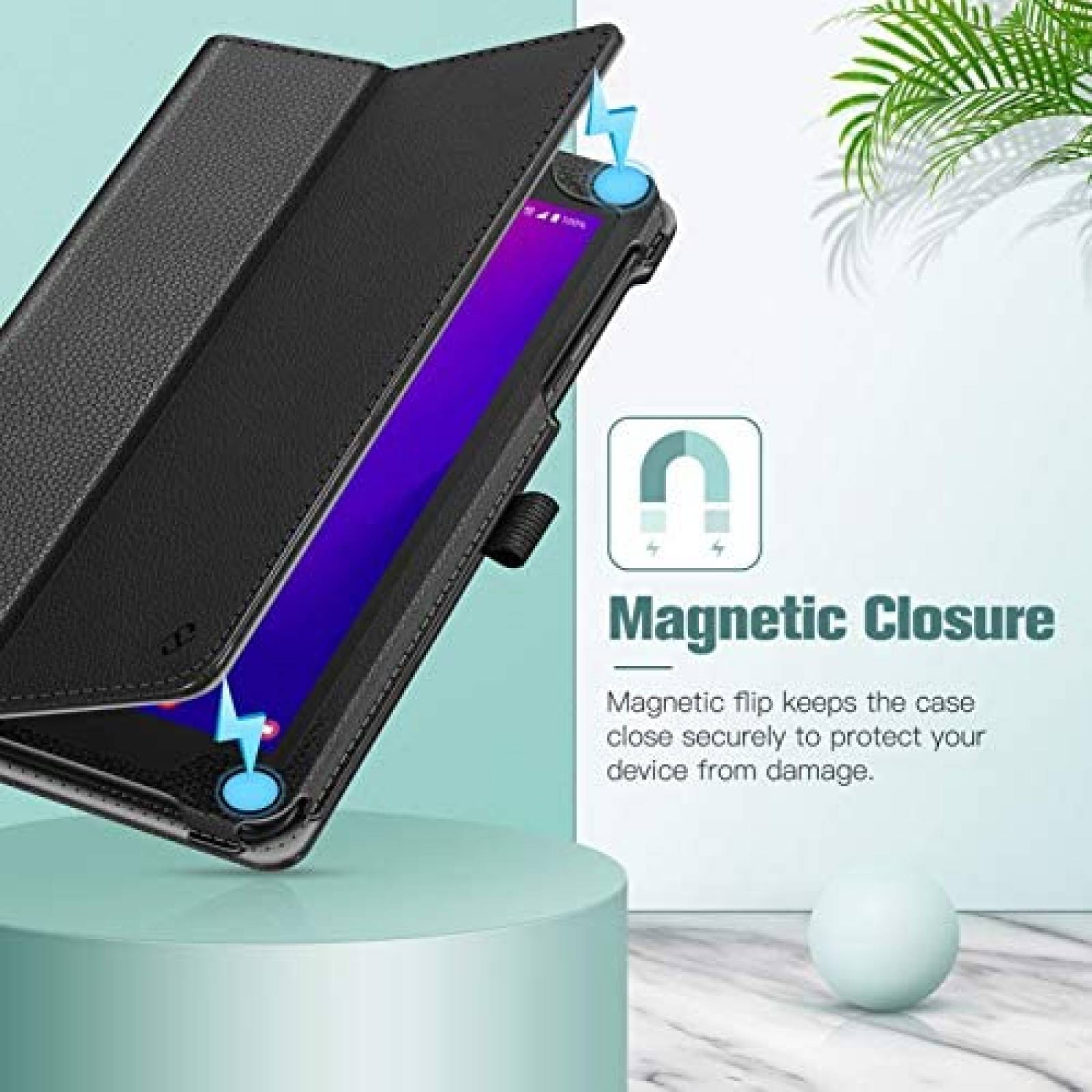 Funda Fintie Compatible Con Alcatel Joy Tab 2 -Negro