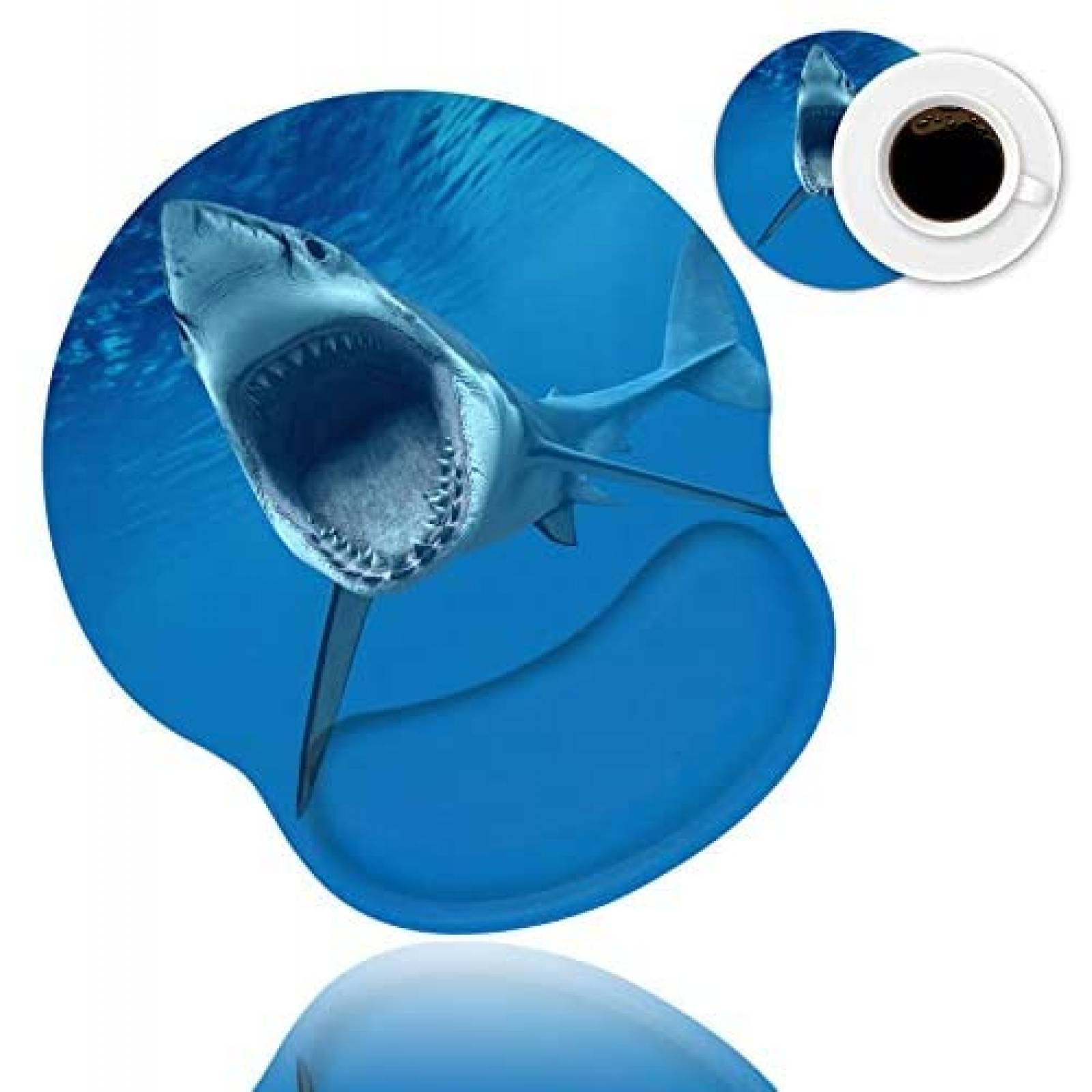 Mouse Pad Stmedazm de 9.84'' x 8.66'' Tiburon -Azul