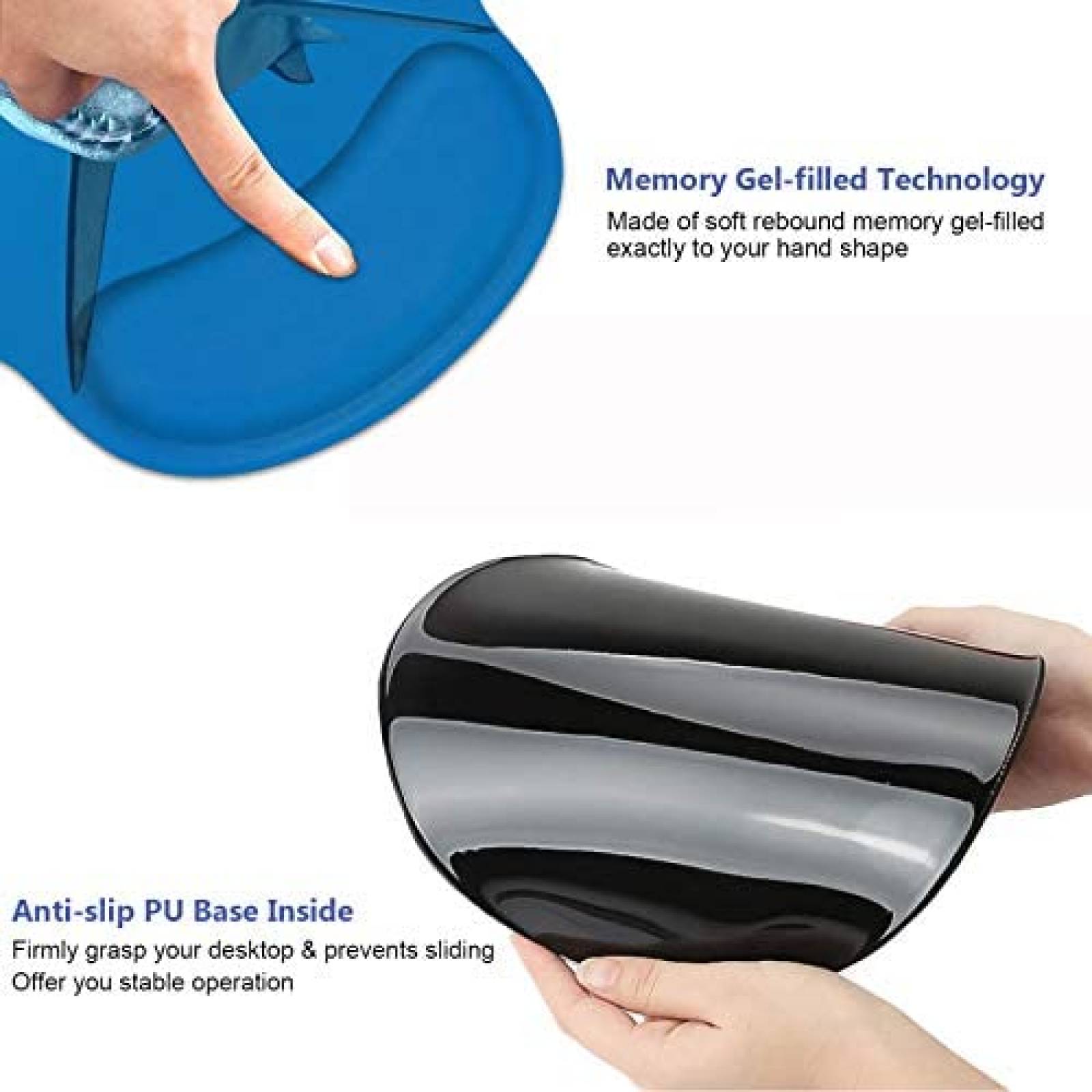 Mouse Pad Stmedazm de 9.84'' x 8.66'' Tiburon -Azul