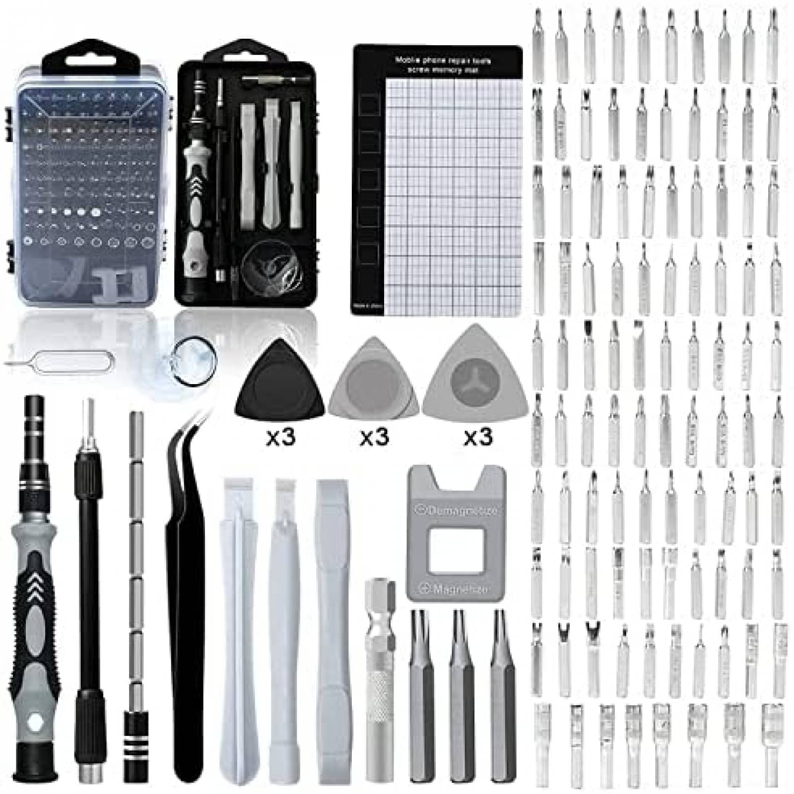 Kit de Herramientas ToolBay 22 en 1 para Electronicos -Negro