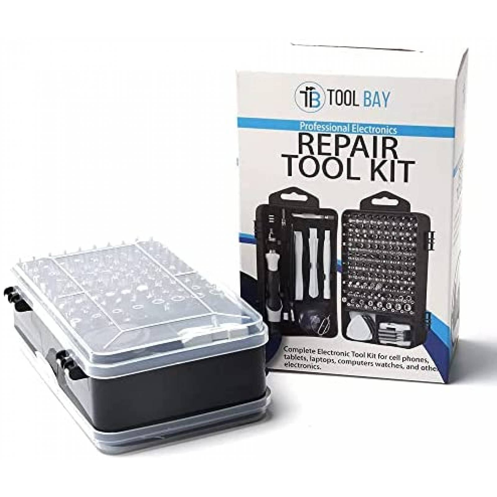 Kit de Herramientas ToolBay 22 en 1 para Electronicos -Negro