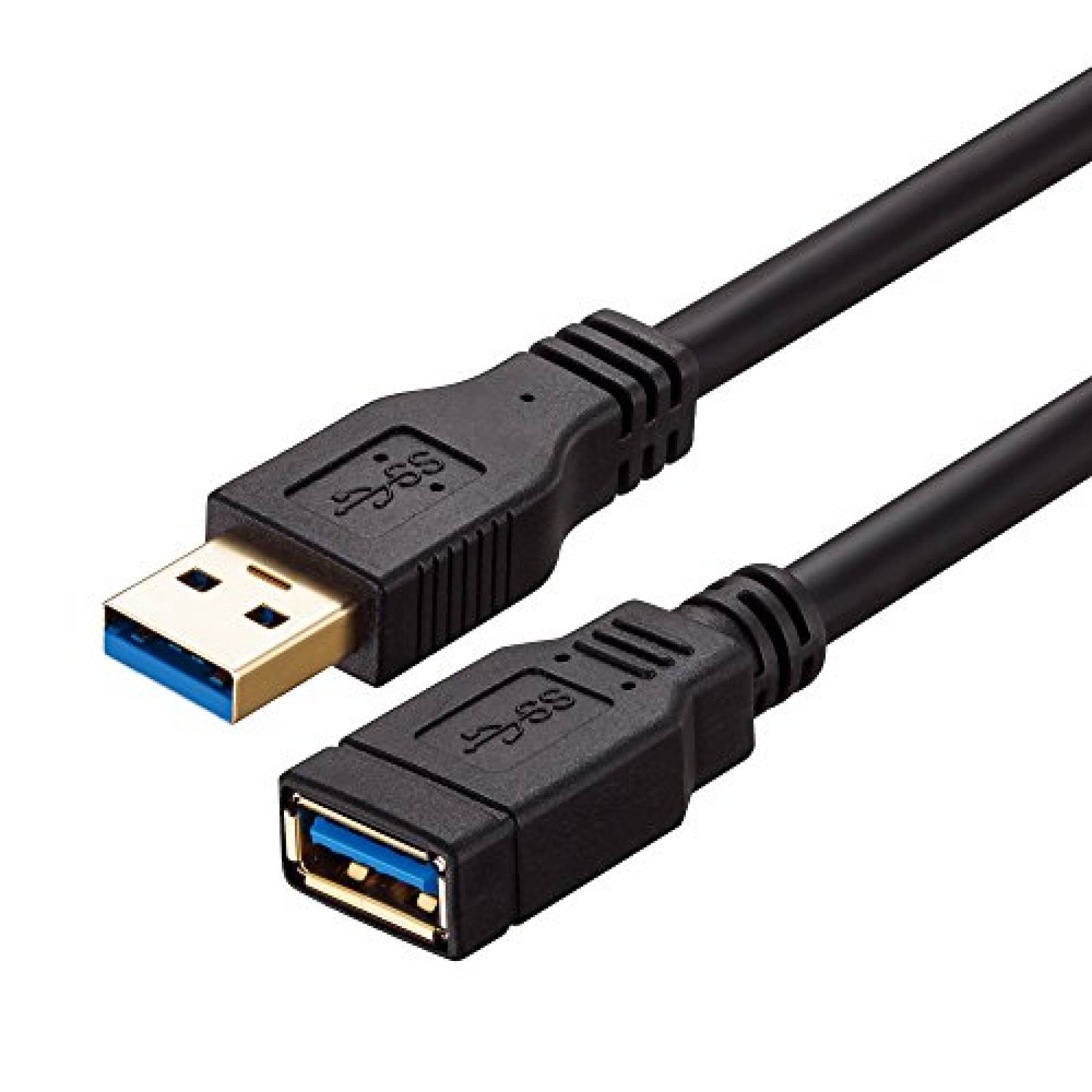 Cable De Extension Usb Ruaeoda De Pies Negro