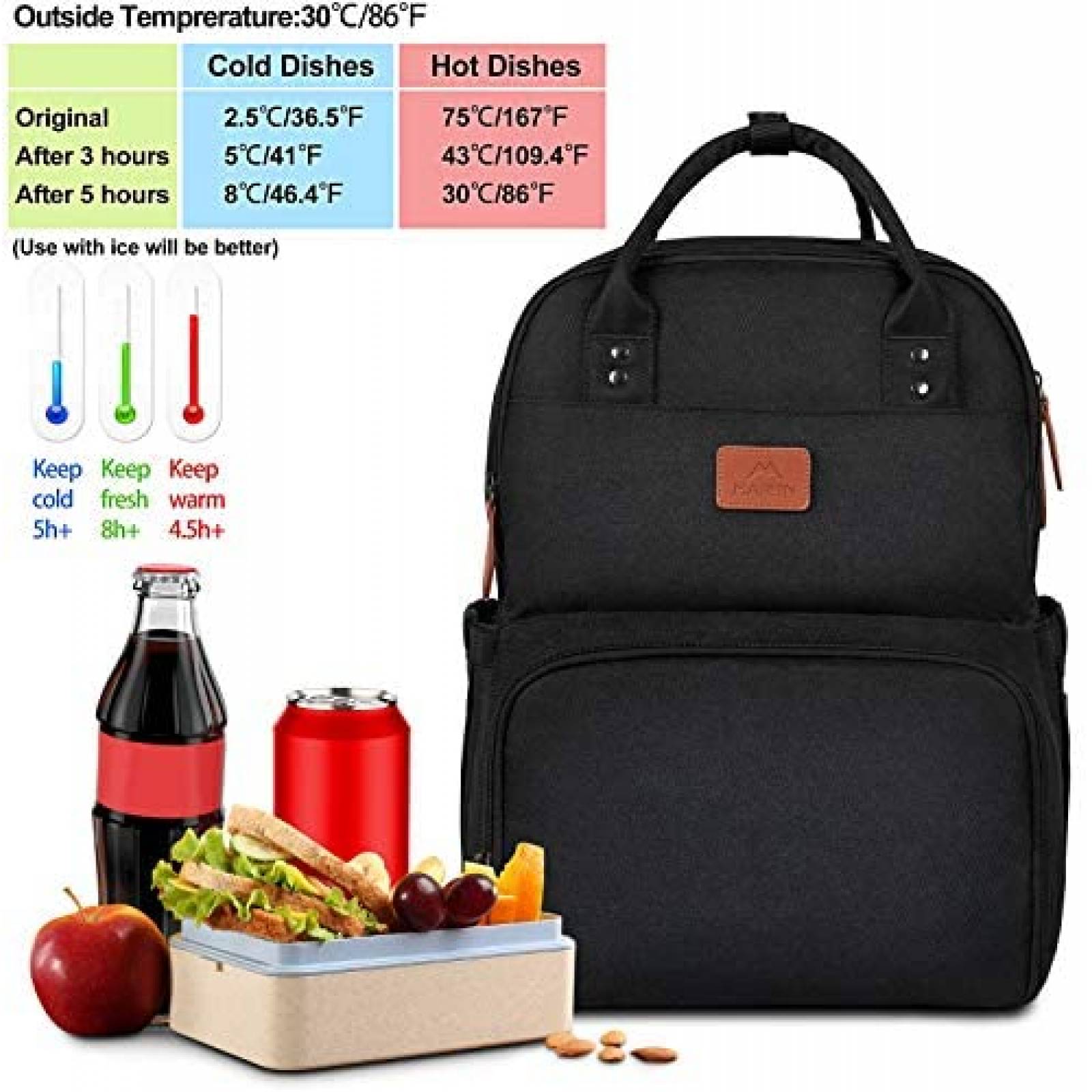 Mochila Caseby para Laptops de 15.6'' con Puerto USB -Negro