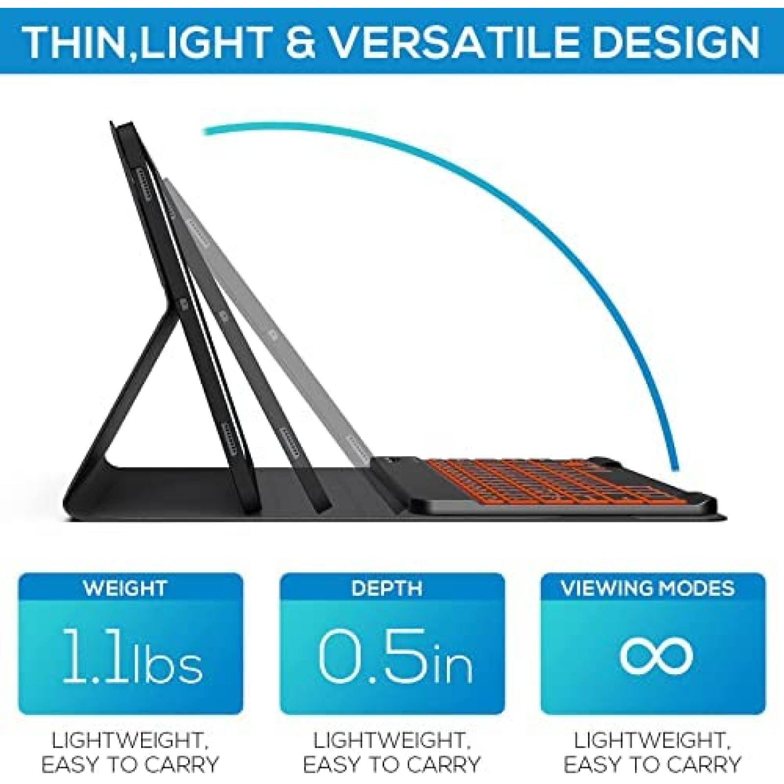 Funda Typecase Compatible Con Galaxy Tab S7 11'' Con Teclado