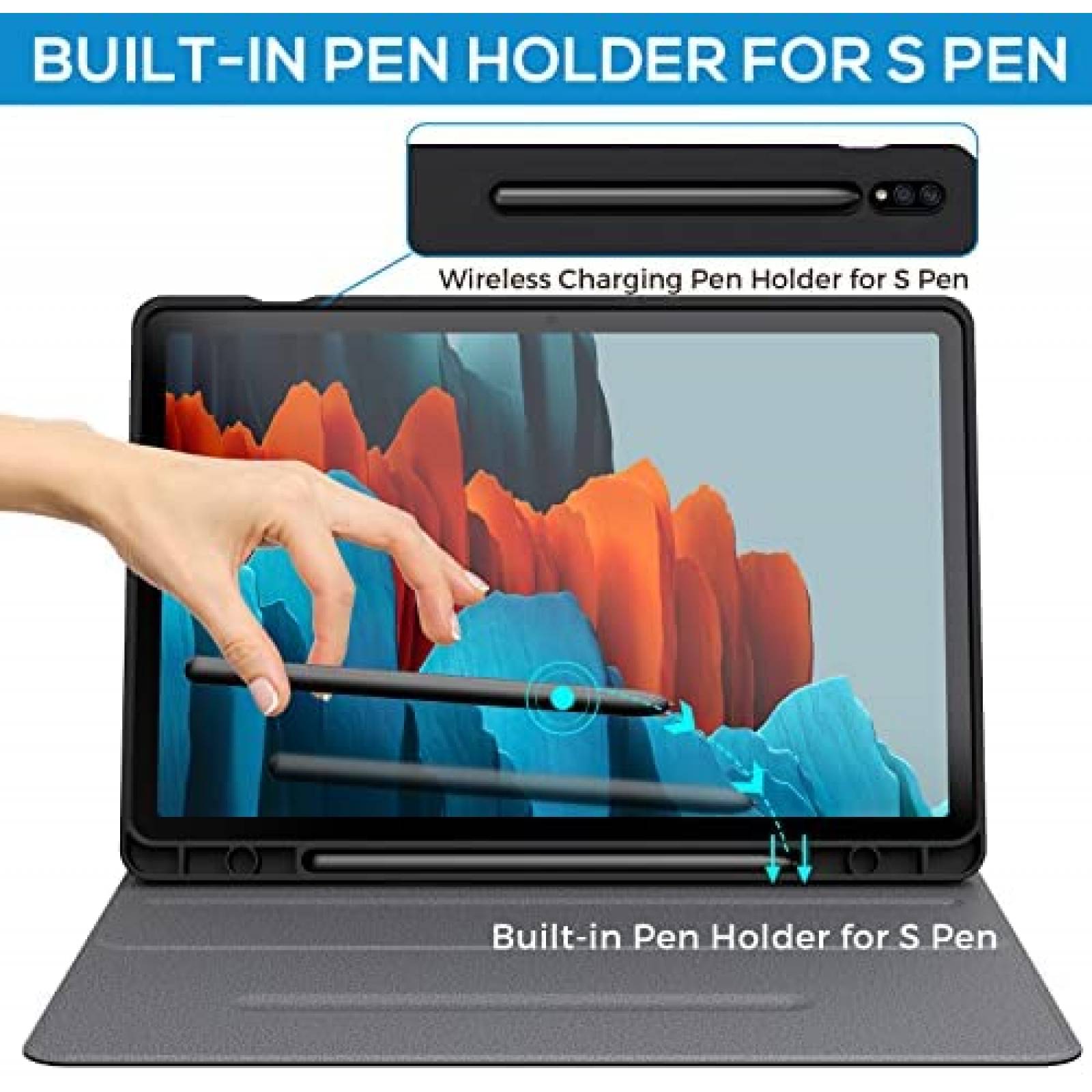 Funda Typecase Compatible Con Galaxy Tab S7 11'' Con Teclado