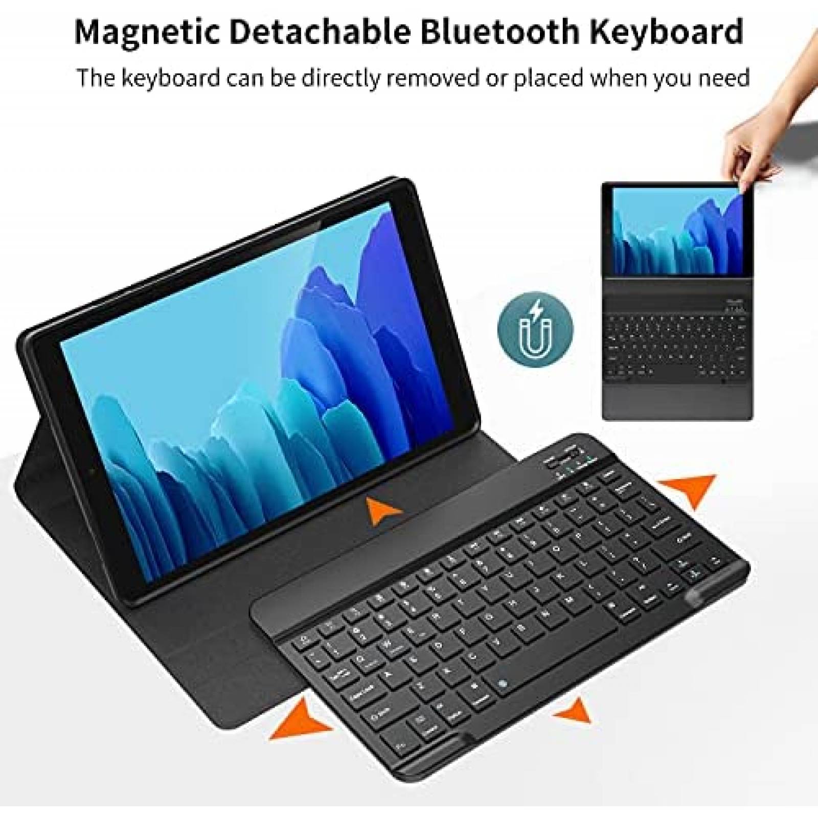 Teclado Bokeer Galaxy Tab A7 10.4" Premium Inalambrico