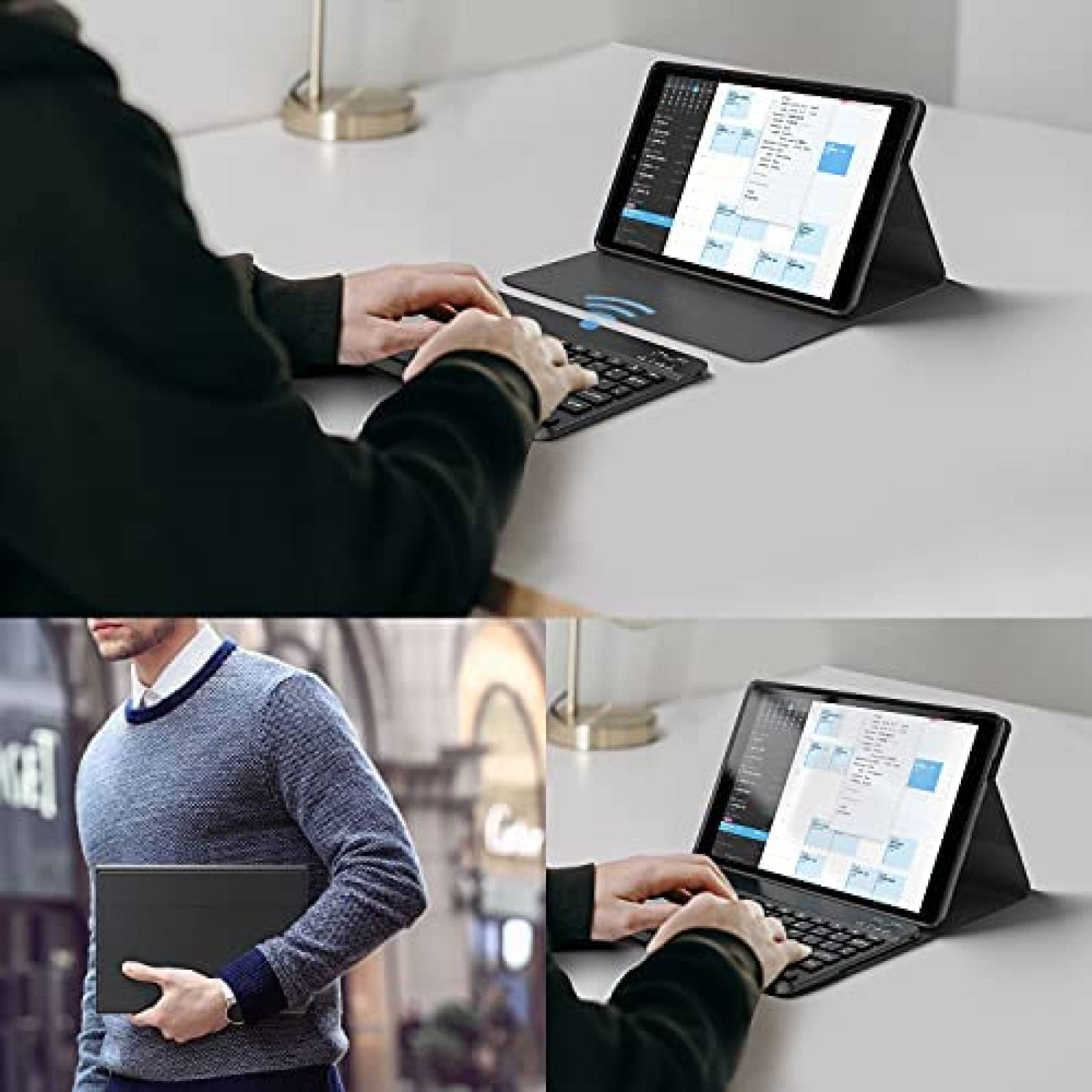 Teclado Bokeer Galaxy Tab A7 10.4" Premium Inalambrico