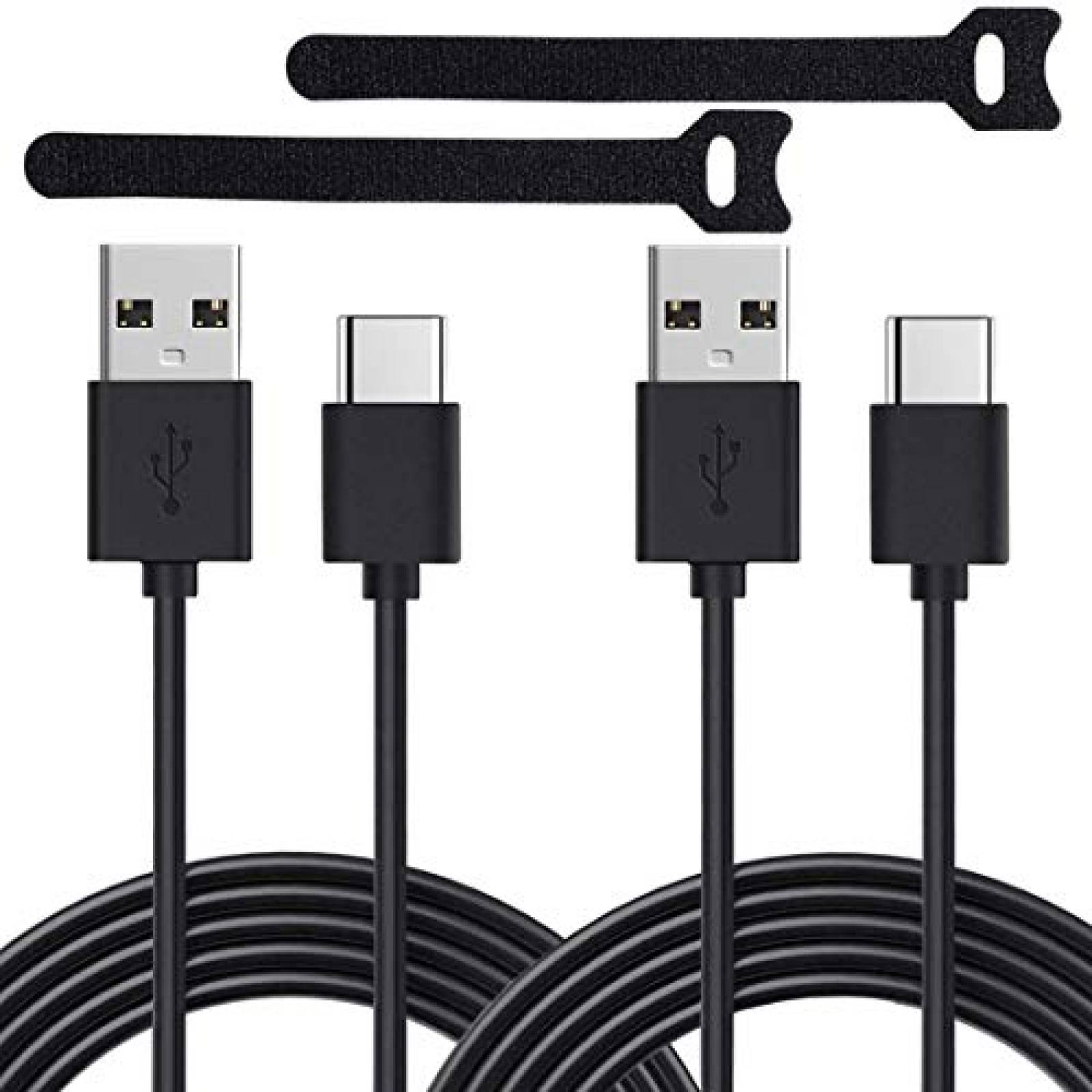 Cable de carga USB C BATSOEASY para controlador PS5 -Negro