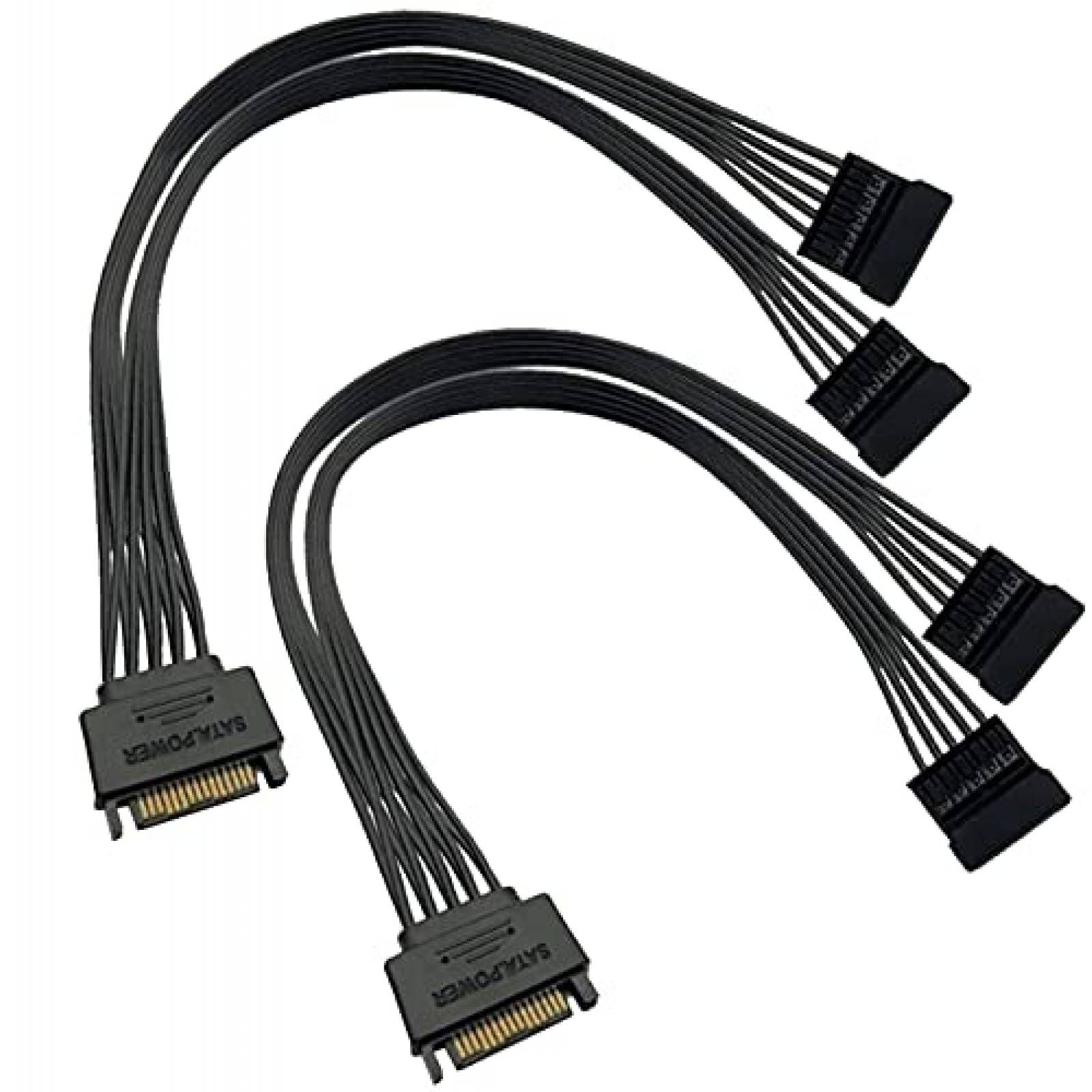 Pack cable SATA SSD a HDD TeamProfitcom X2 24" -Negro