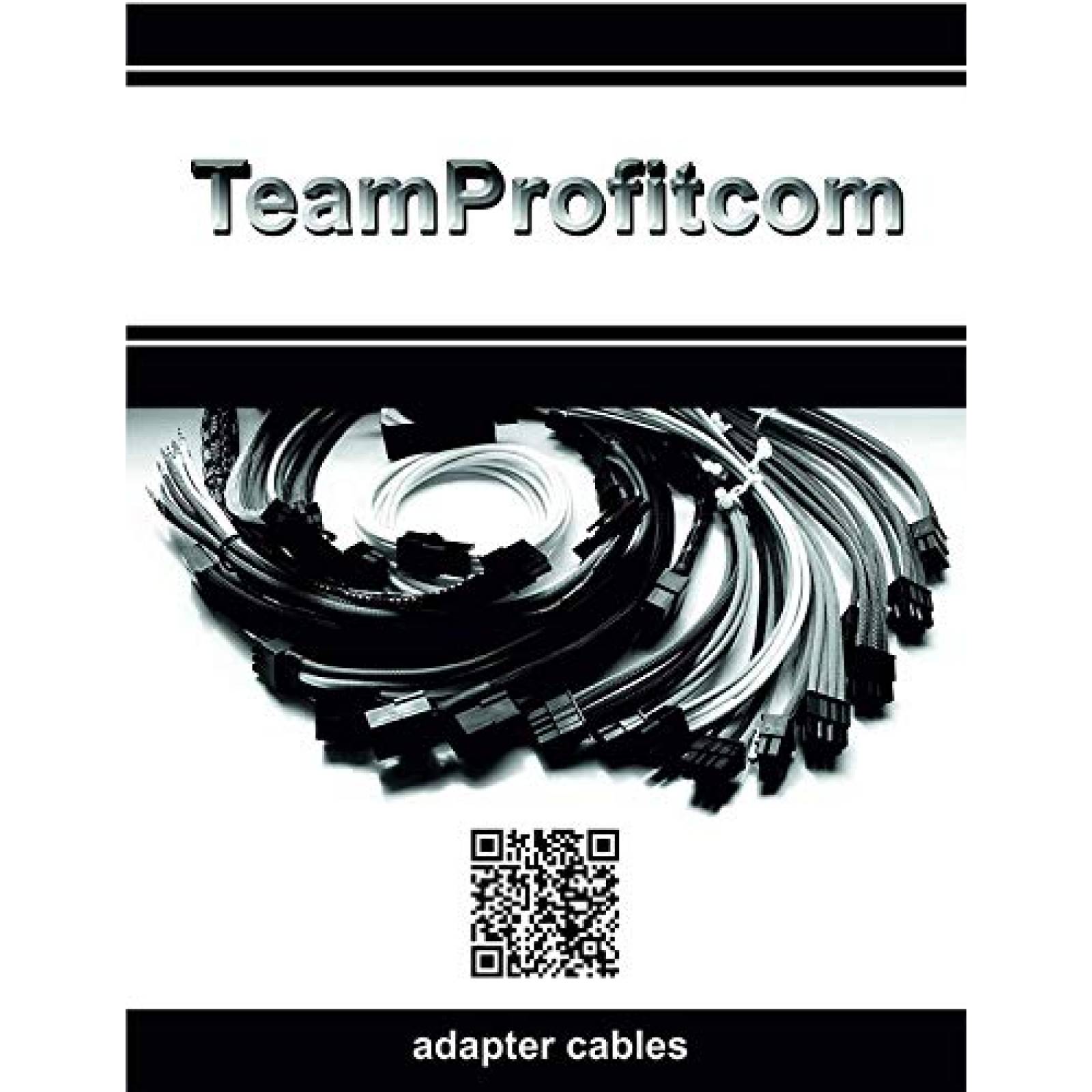 Pack cable SATA SSD a HDD TeamProfitcom X2 24" -Negro