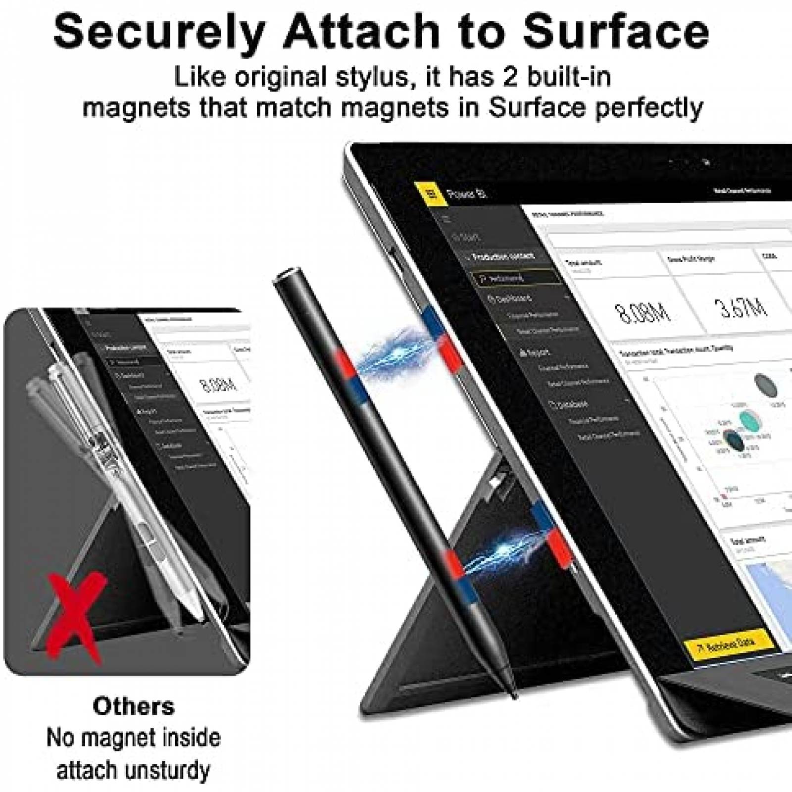 Pluma Digital UOGIC Note Plus Bluetooth Surface Magnetico