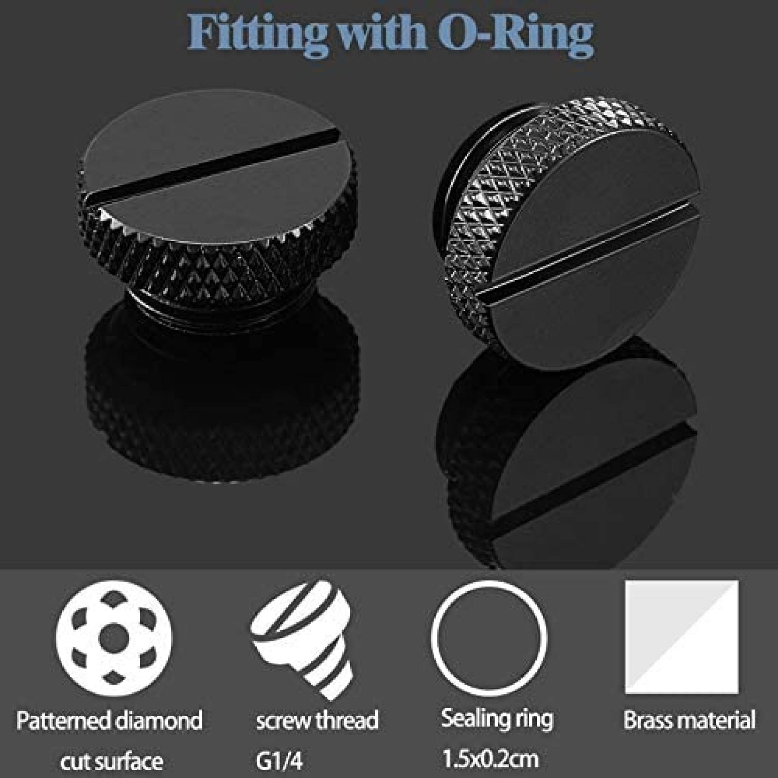 Ring Fitting Water Stop Plug Hotop 10 pzs G 1/4 pulgadas