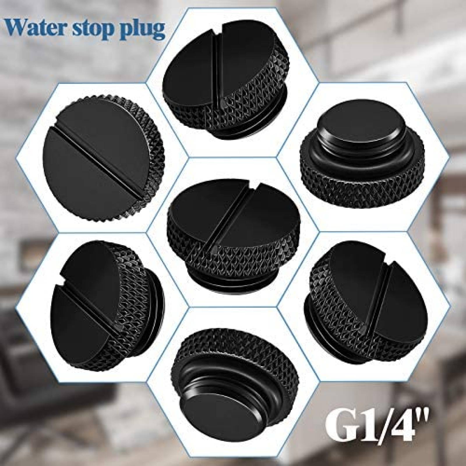 Ring Fitting Water Stop Plug Hotop 10 pzs G 1/4 pulgadas