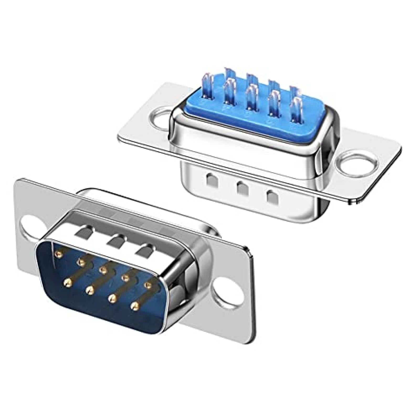 Conectores para Cable ANMBEST DB9 20pzas de 9 Pines -Gris