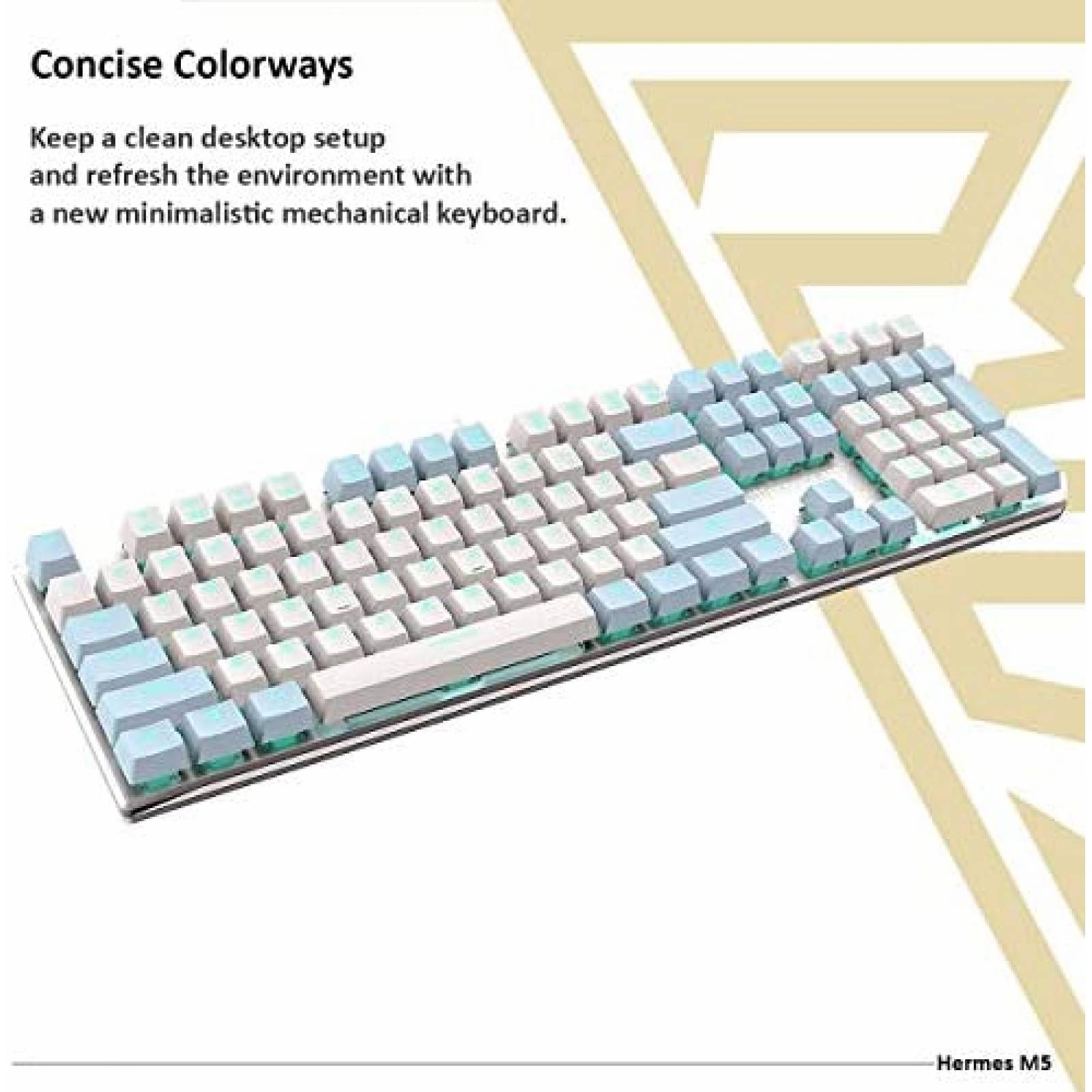 Teclado GAMDIAS Hermes M5 Mecanico 5 Efectos Iluminacion