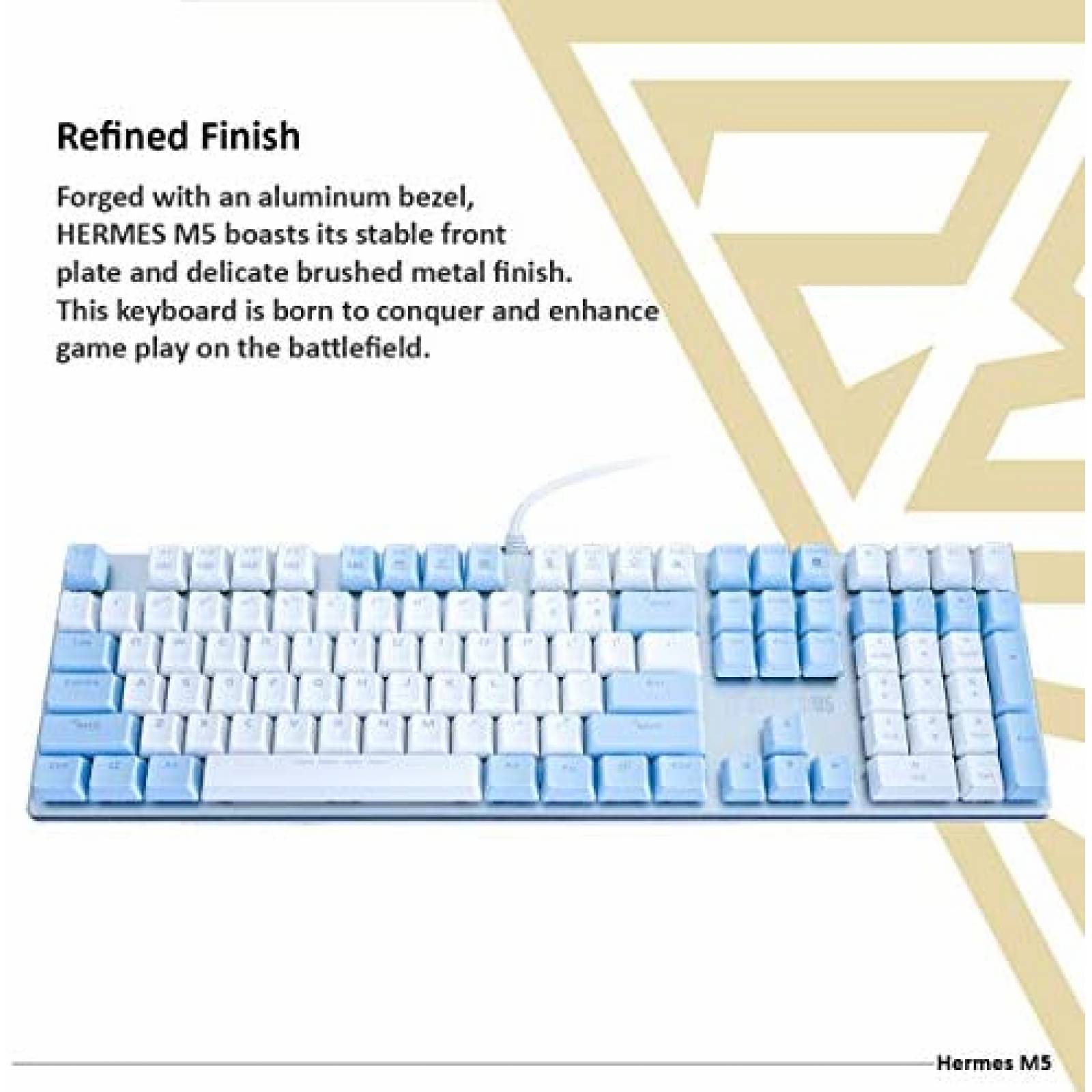 Teclado GAMDIAS Hermes M5 Mecanico 5 Efectos Iluminacion