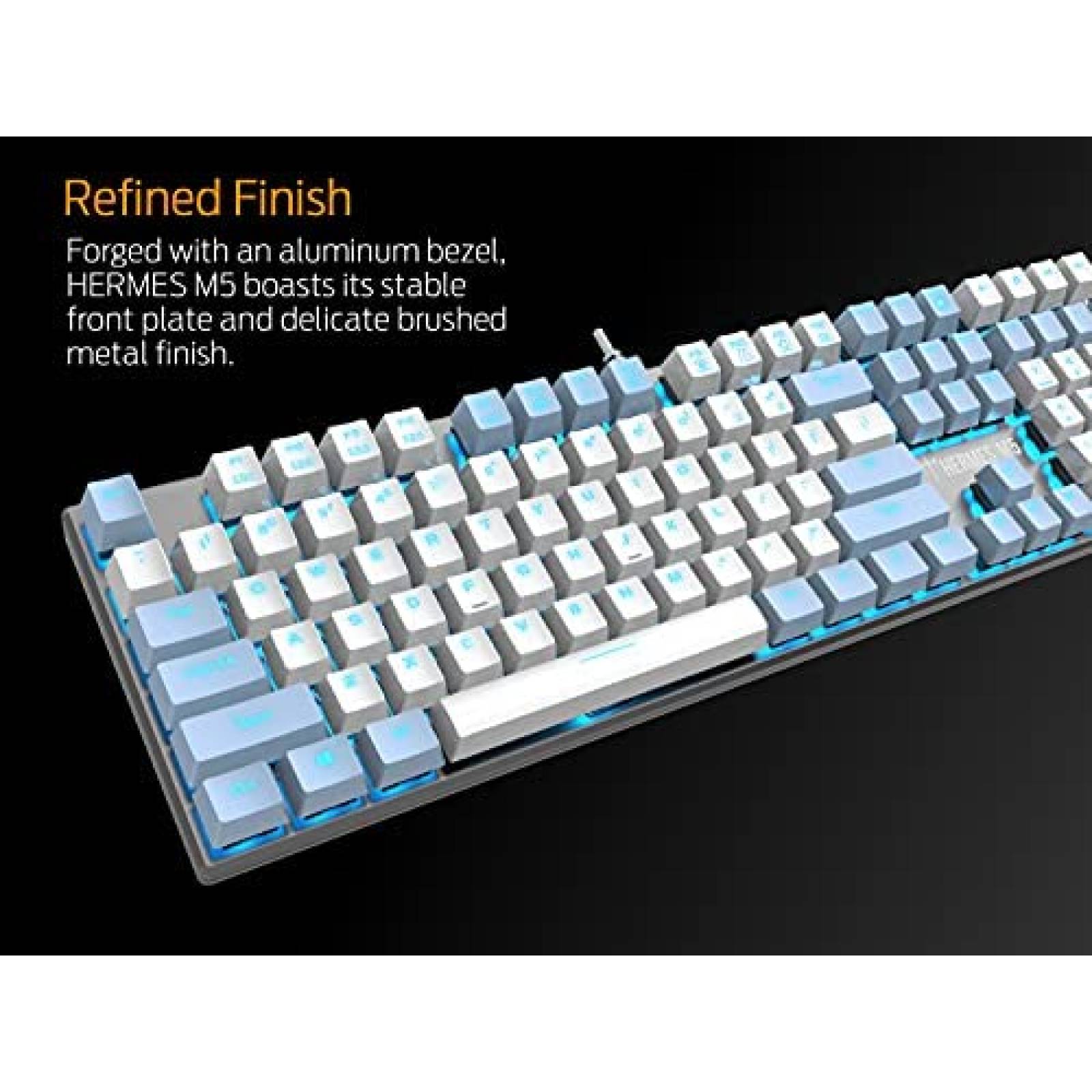 Teclado GAMDIAS Hermes M5 Mecanico 5 Efectos Iluminacion