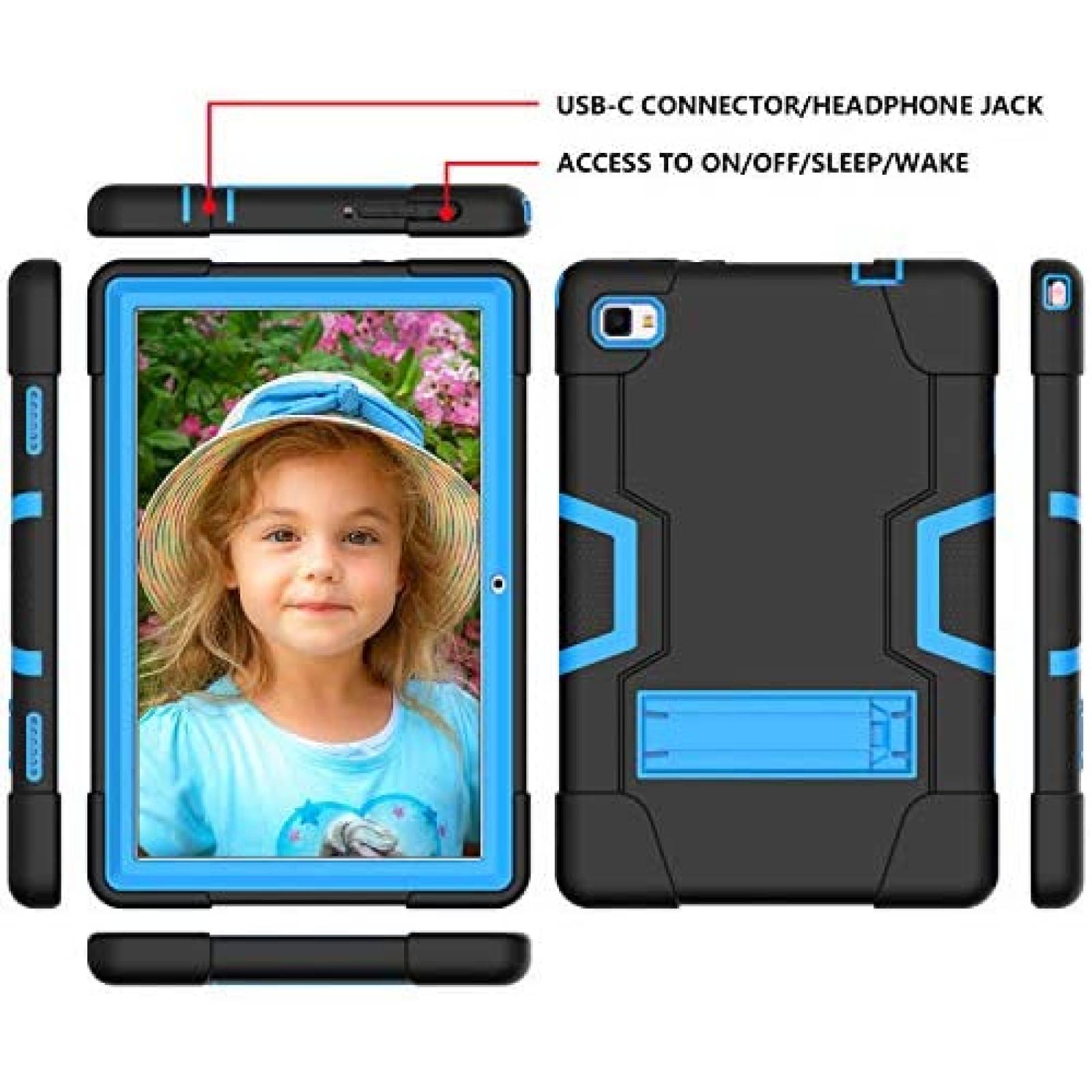 Estuche Rigido Koolbei para Dragon Touch Notepad 102 -Negro