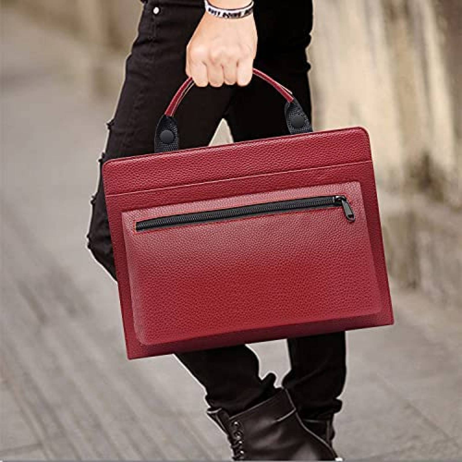 Funda LiuShan Compatible Con HP ProBook x360 -Rojo