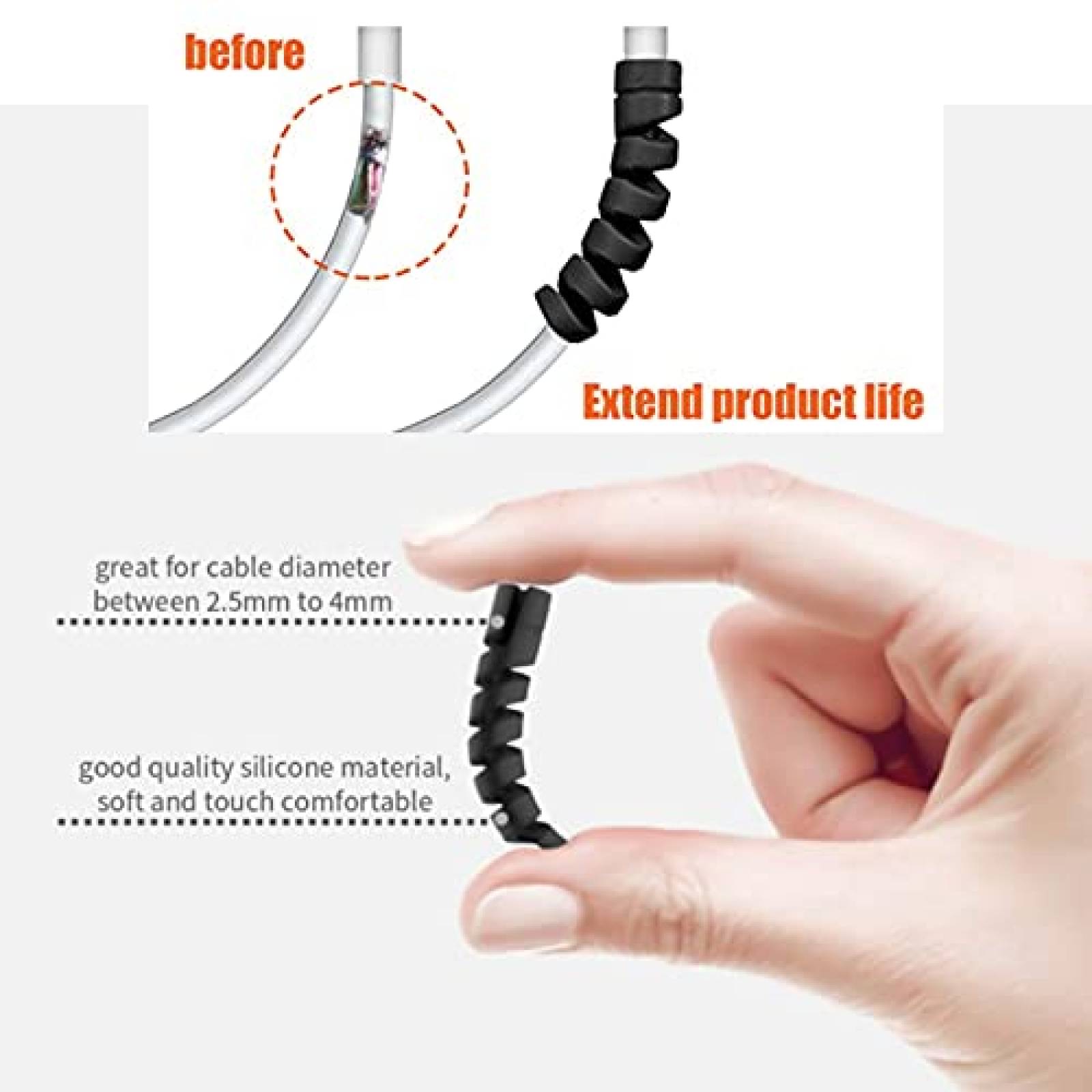 Cable de carga USB C WZHENB para Skullcandy Indy Evo etc