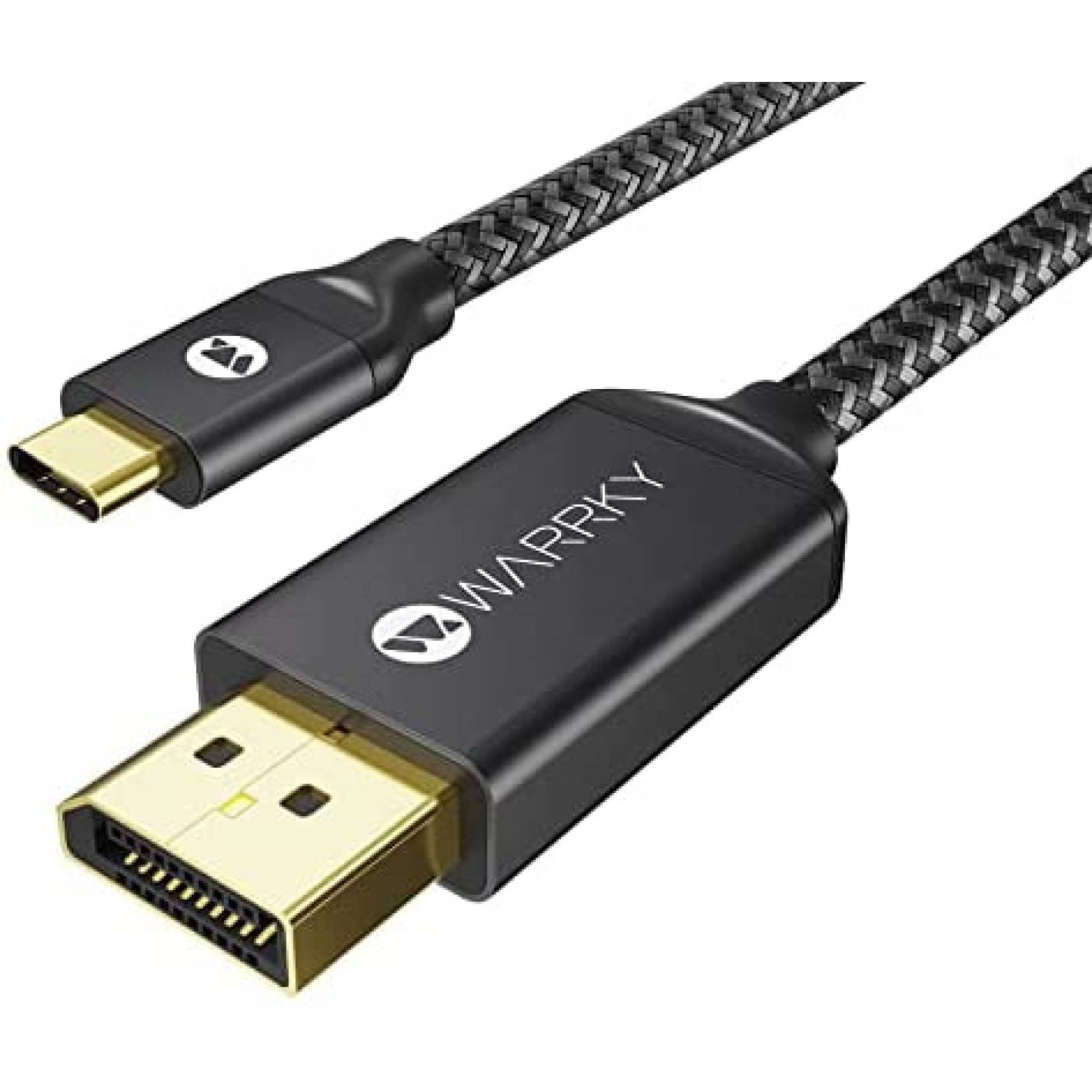 Cable Usb C A Displayport Warrky Ft Hz Negro